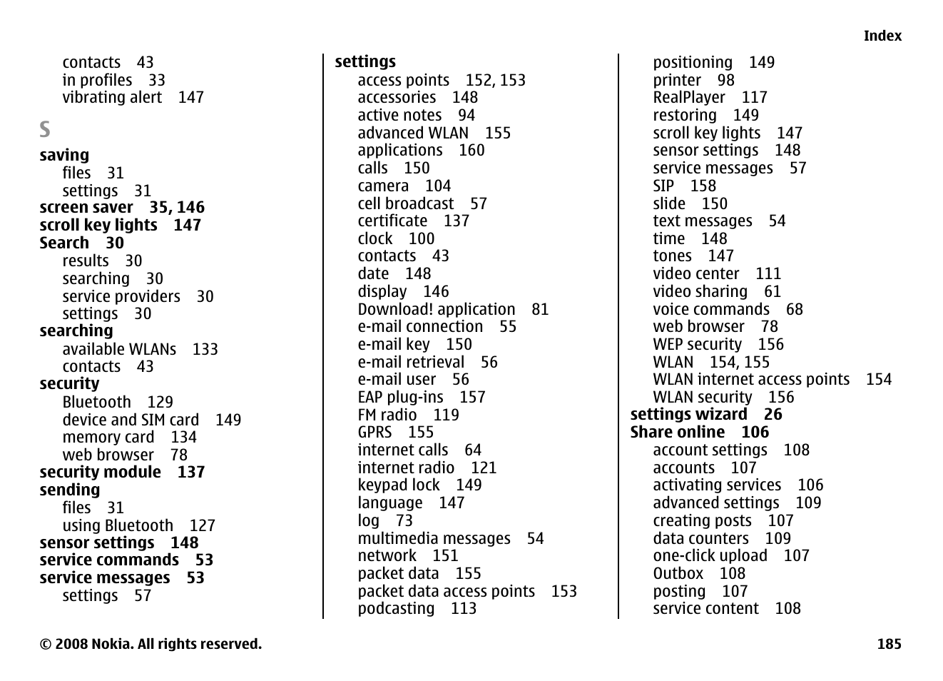 Nokia E75 User Manual | Page 185 / 397