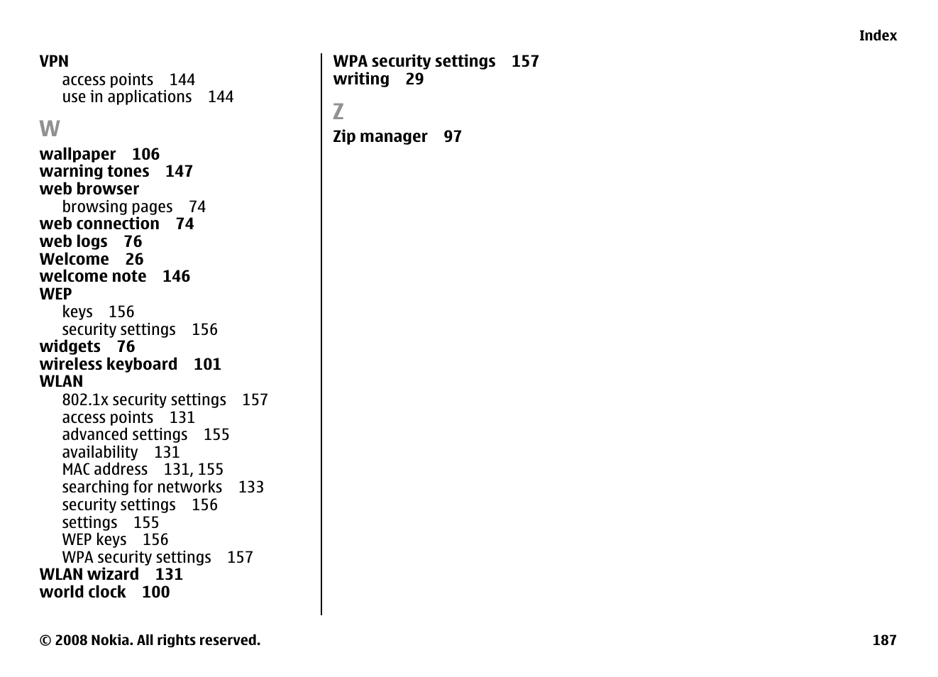 Nokia E75 User Manual | Page 187 / 397