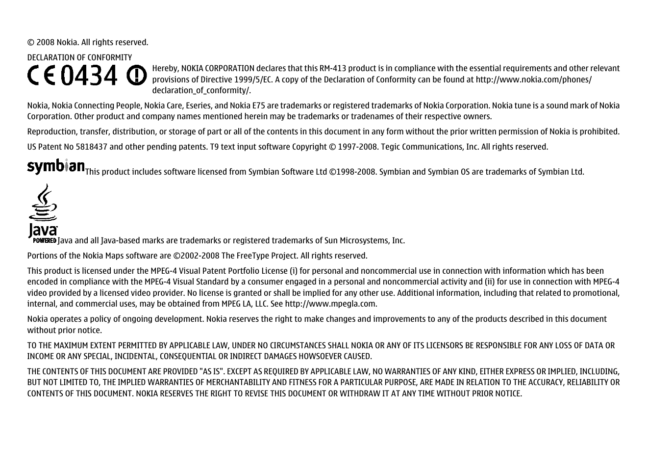 Nokia E75 User Manual | Page 2 / 397