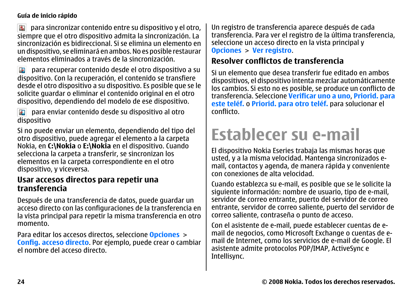Establecer su e-mail | Nokia E75 User Manual | Page 212 / 397