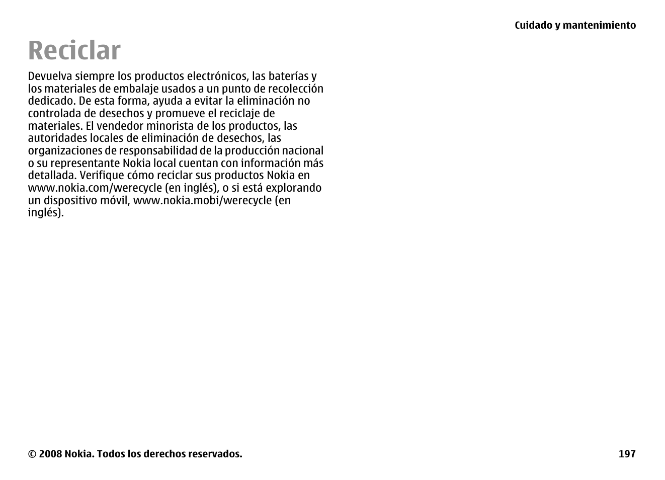 Reciclar | Nokia E75 User Manual | Page 385 / 397