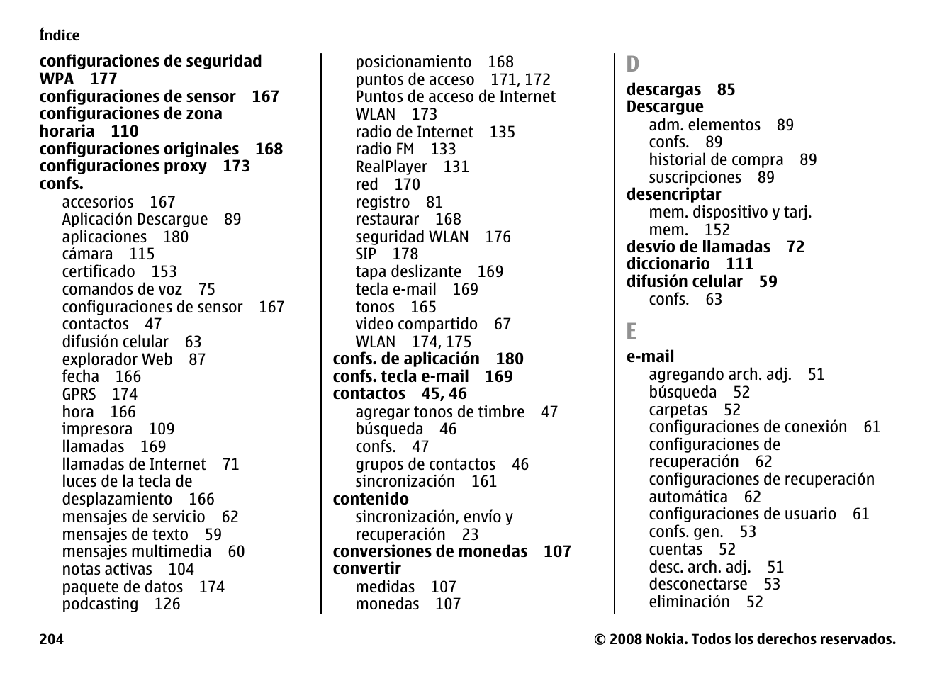 Nokia E75 User Manual | Page 392 / 397