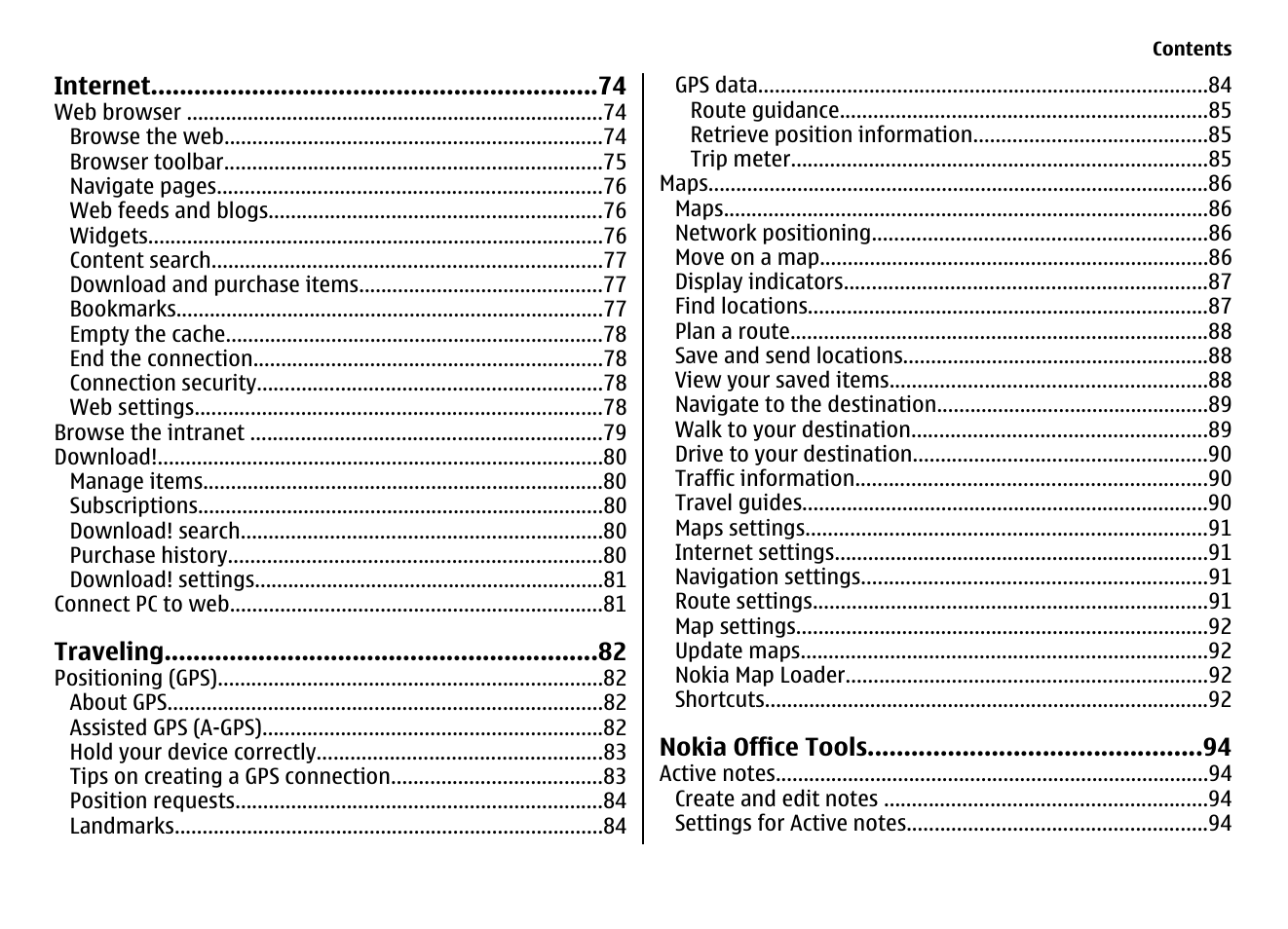 Nokia E75 User Manual | Page 7 / 397
