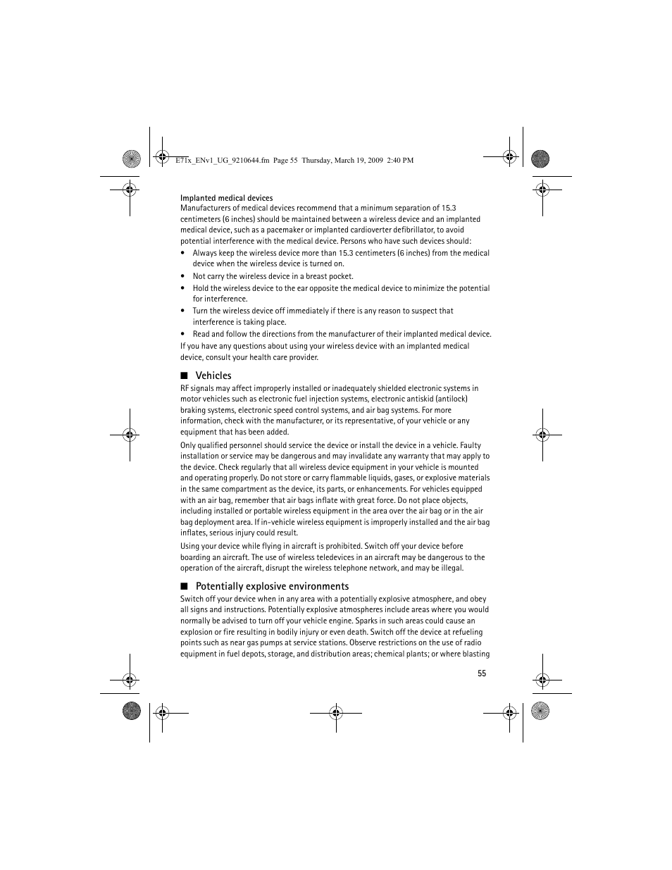 Nokia E71x User Manual | Page 55 / 125