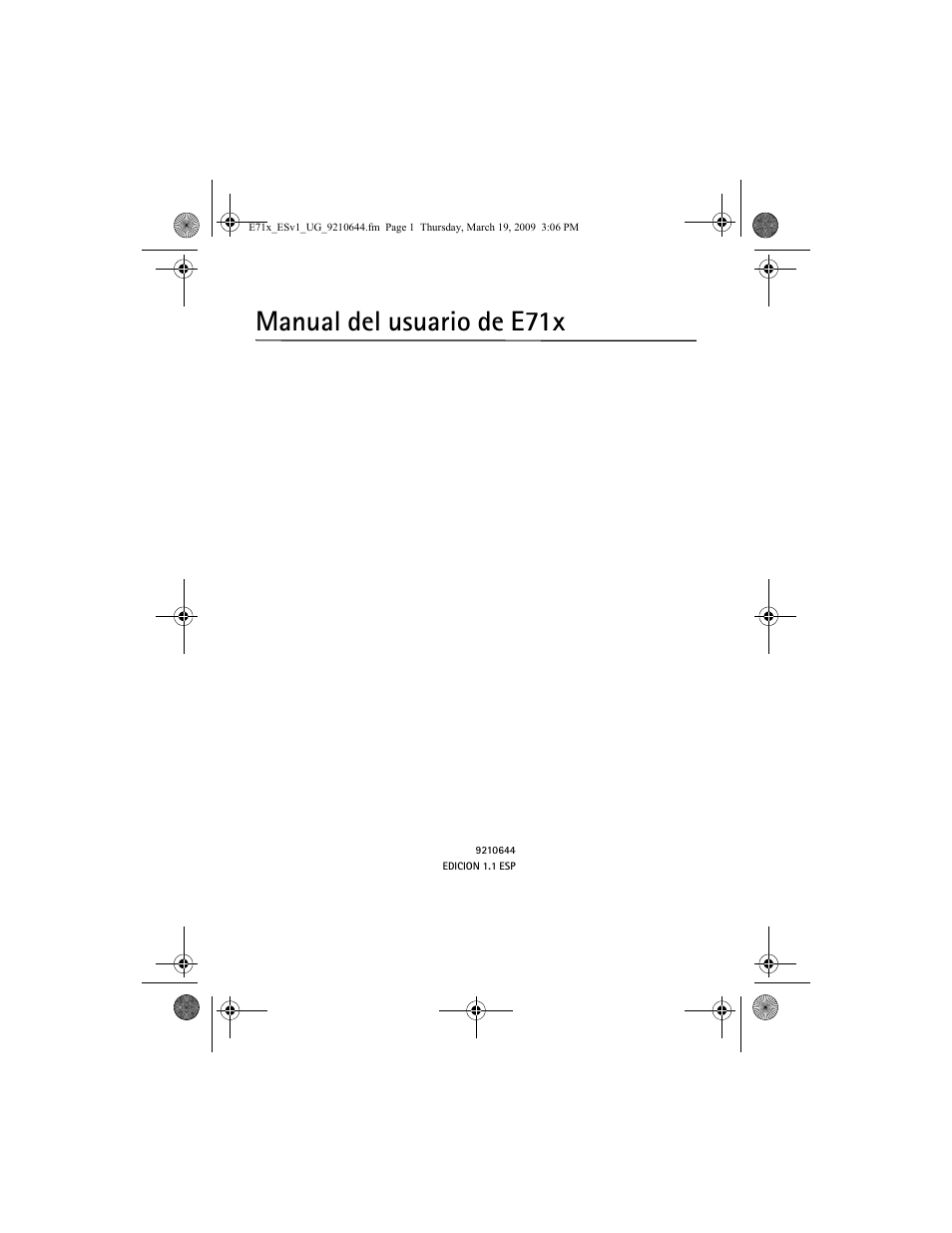 Manual del usuario de e71x | Nokia E71x User Manual | Page 60 / 125