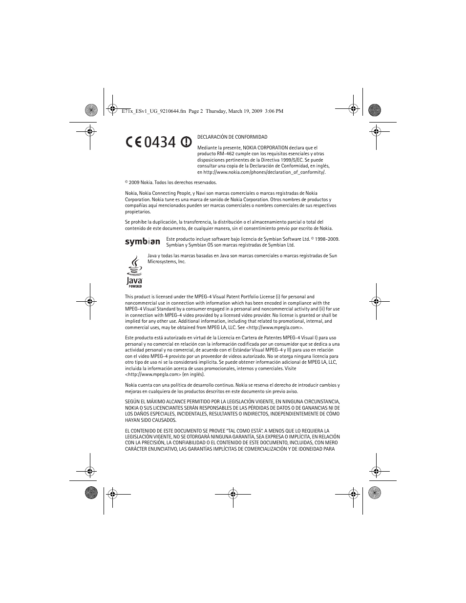 Nokia E71x User Manual | Page 61 / 125