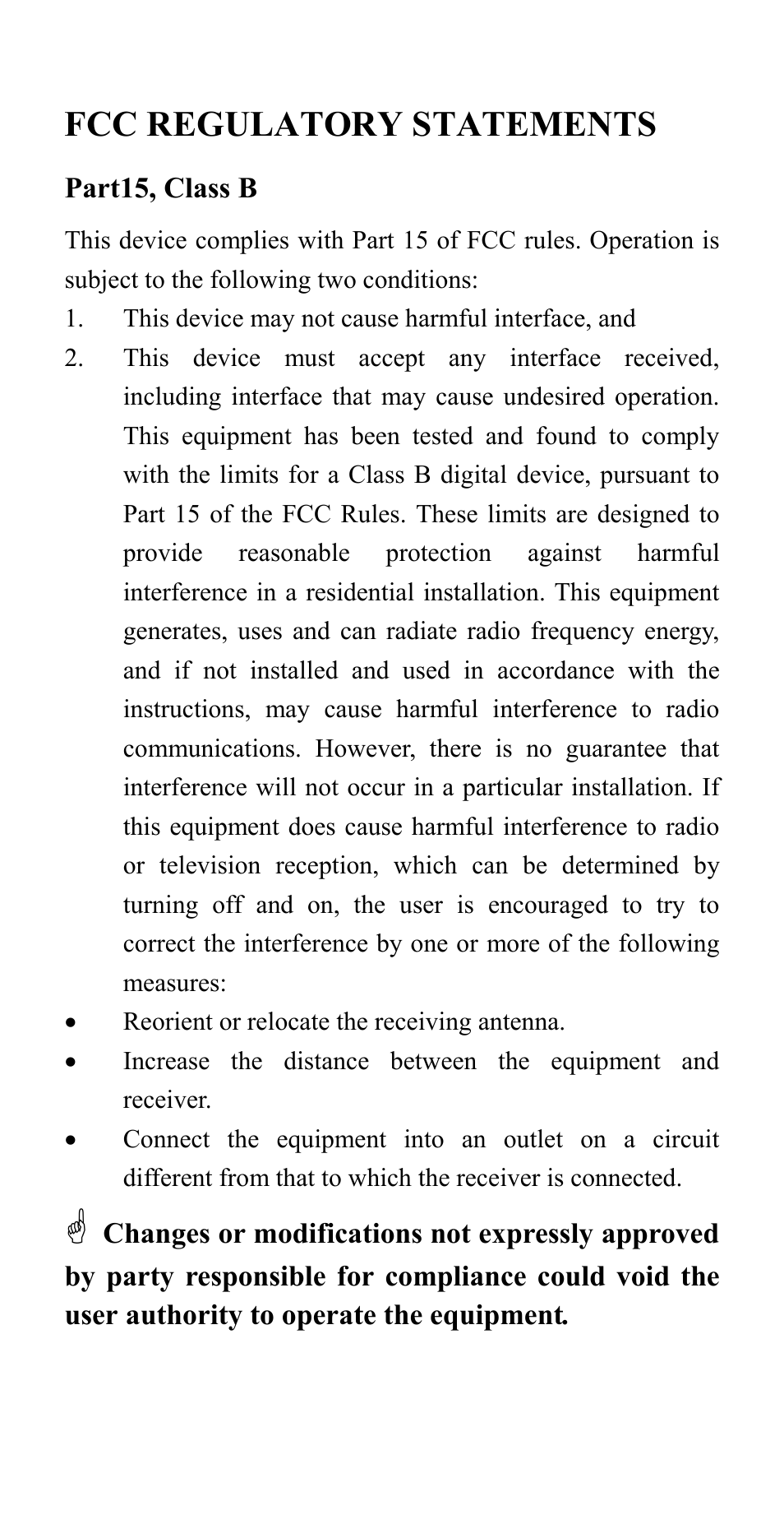 Fcc regulatory statements | Abocom SW800RE User Manual | Page 2 / 6