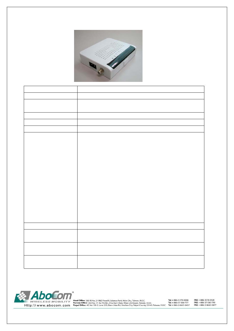 Abocom PLC342 User Manual | Page 2 / 2