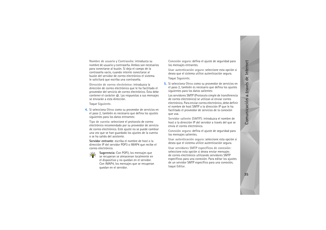 Comunicación a través de internet | Nokia N800 Internet Tablet User Manual | Page 35 / 61