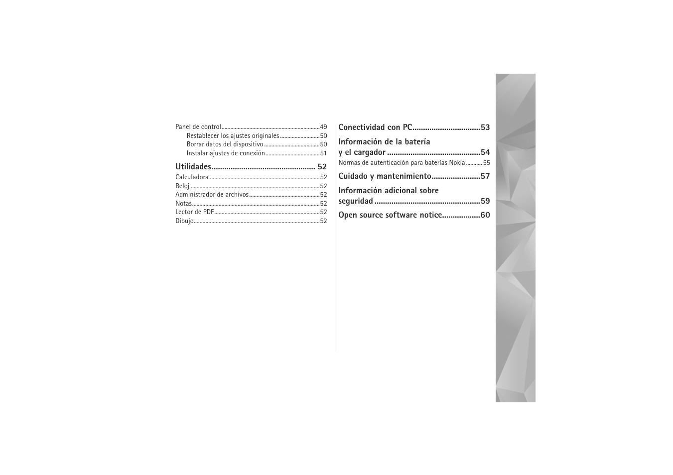 Nokia N800 Internet Tablet User Manual | Page 5 / 61