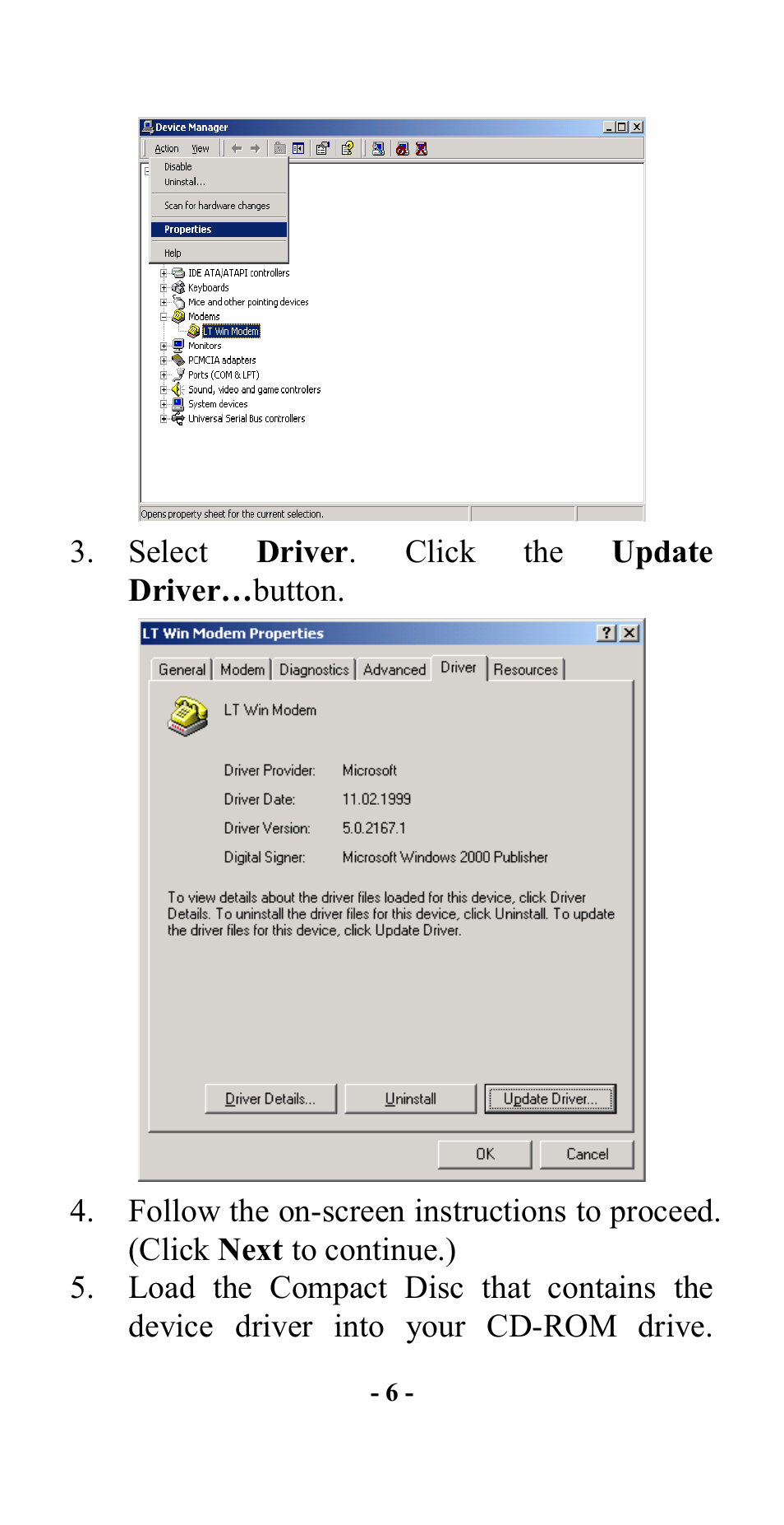 Abocom Internal Fax Modem 56K User Manual | Page 9 / 19