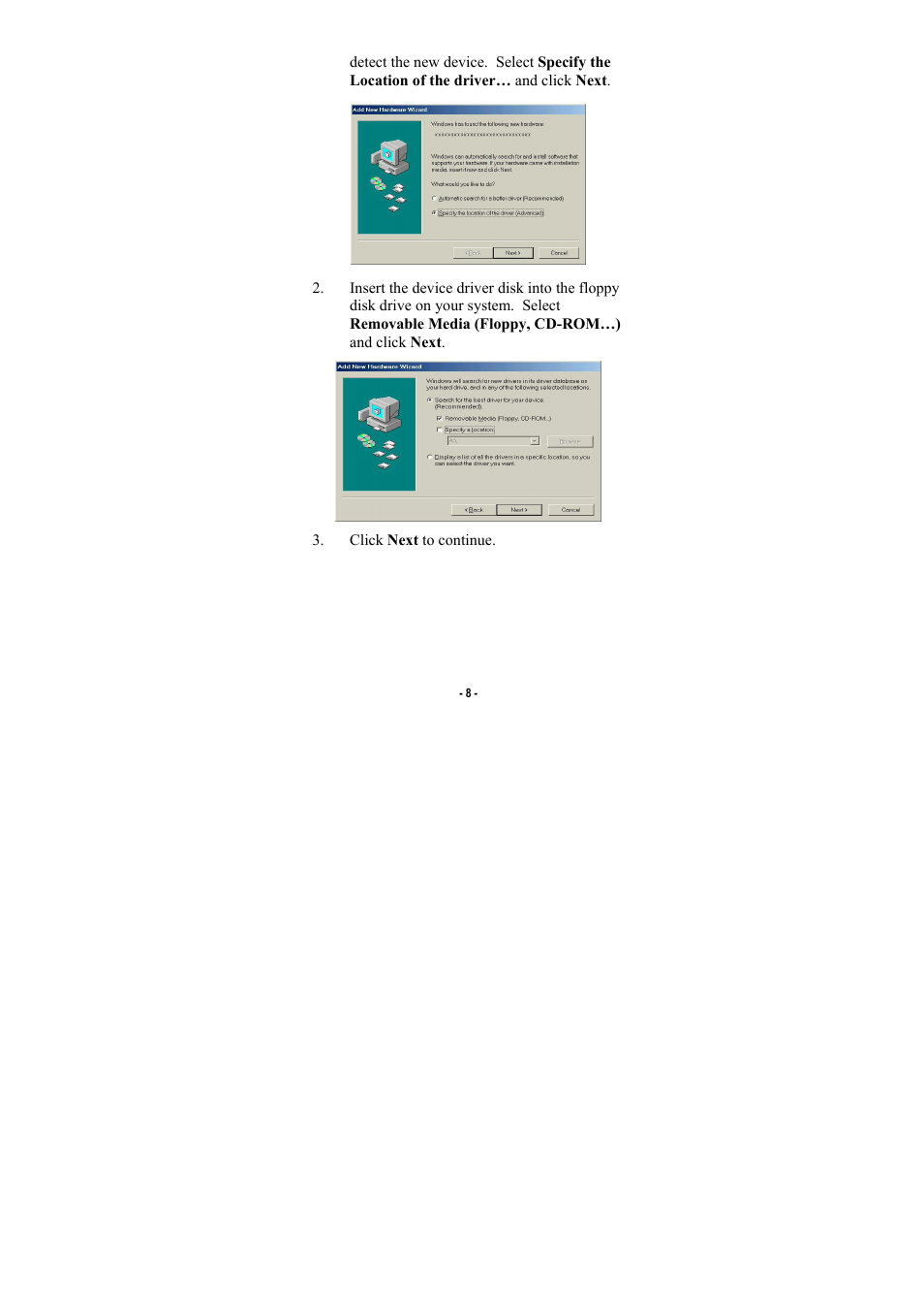 Abocom FE2500 User Manual | Page 9 / 12