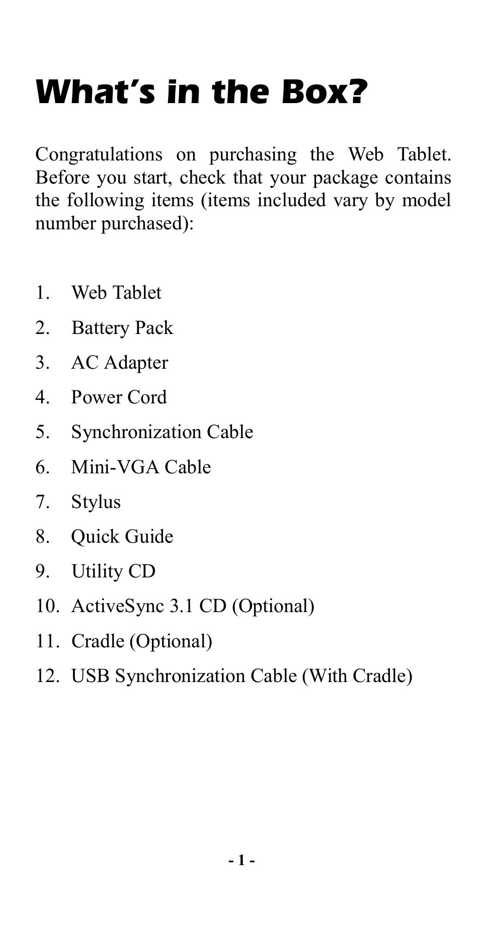 What’s in the box | Abocom M73-APO0A-010 User Manual | Page 2 / 15