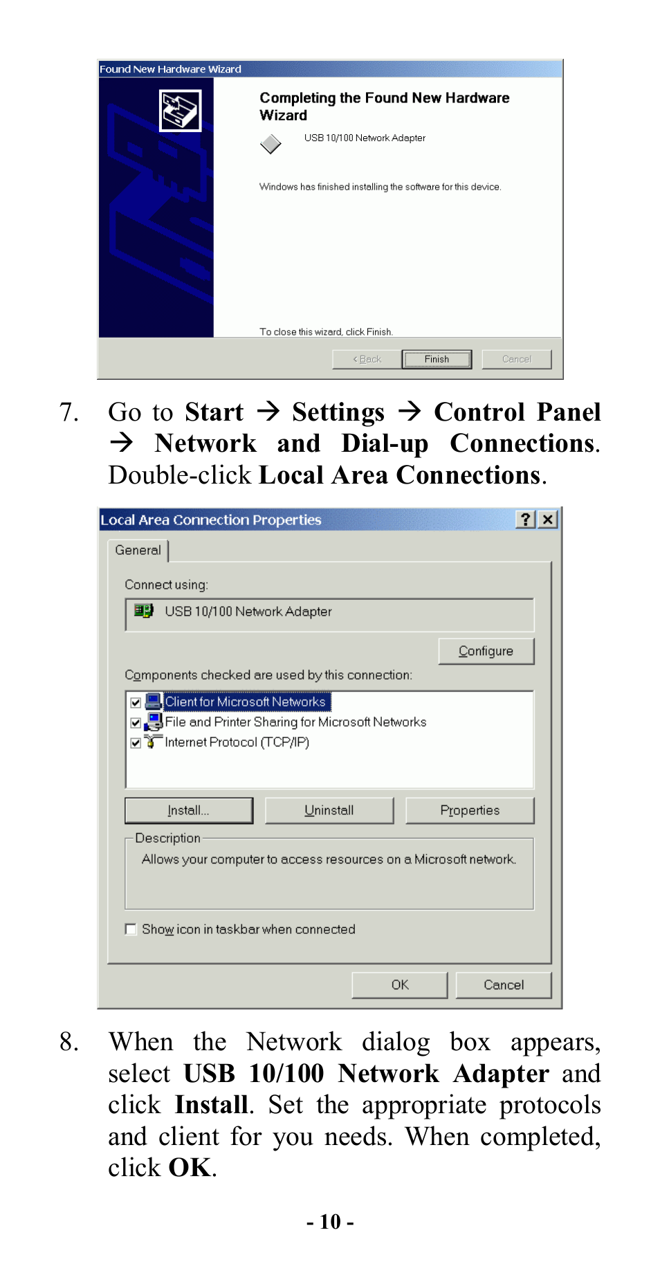 Abocom 10/100M Fast Ethernet M73-APO08-420 User Manual | Page 12 / 20