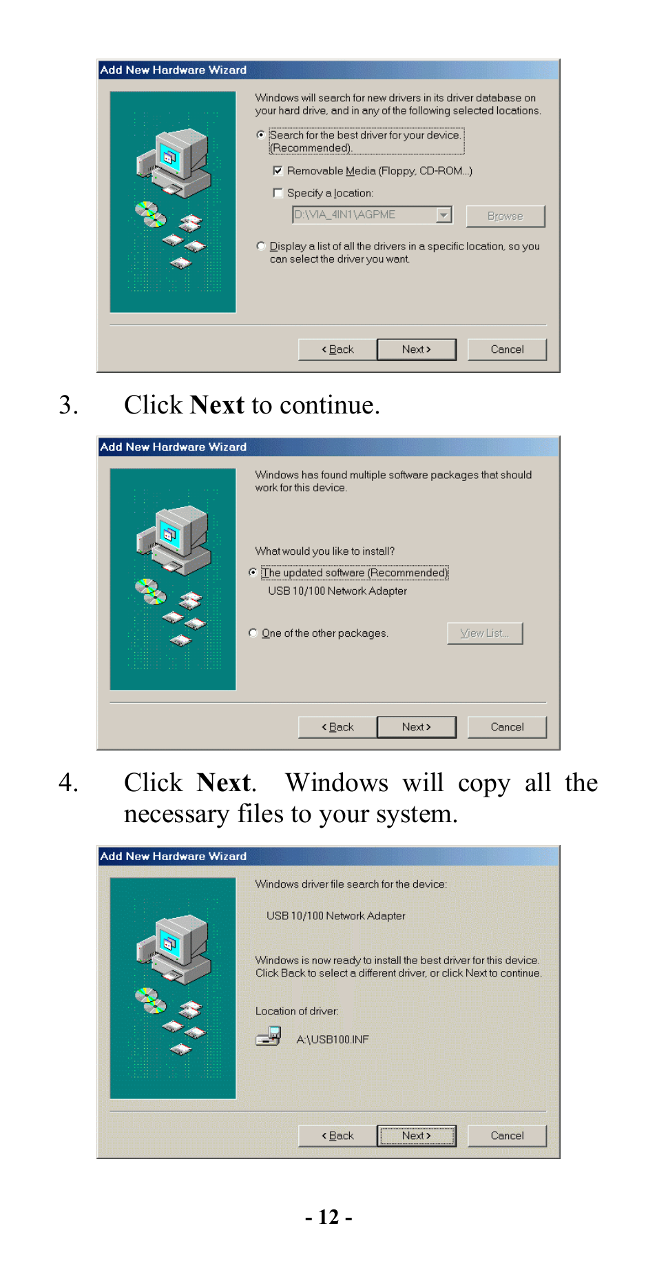 Abocom 10/100M Fast Ethernet M73-APO08-420 User Manual | Page 14 / 20