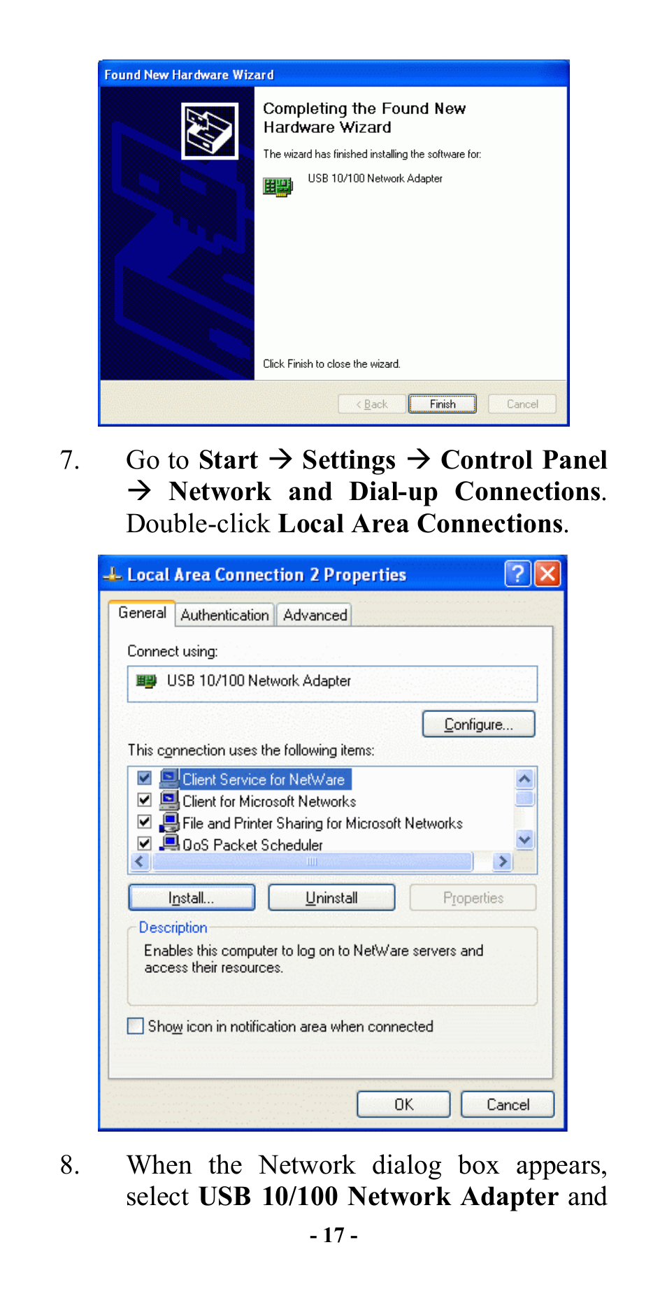 Abocom 10/100M Fast Ethernet M73-APO08-420 User Manual | Page 19 / 20