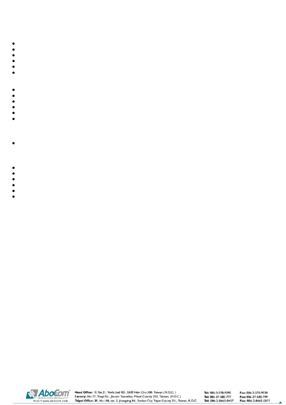 Abocom P3102-4g User Manual | Page 3 / 3