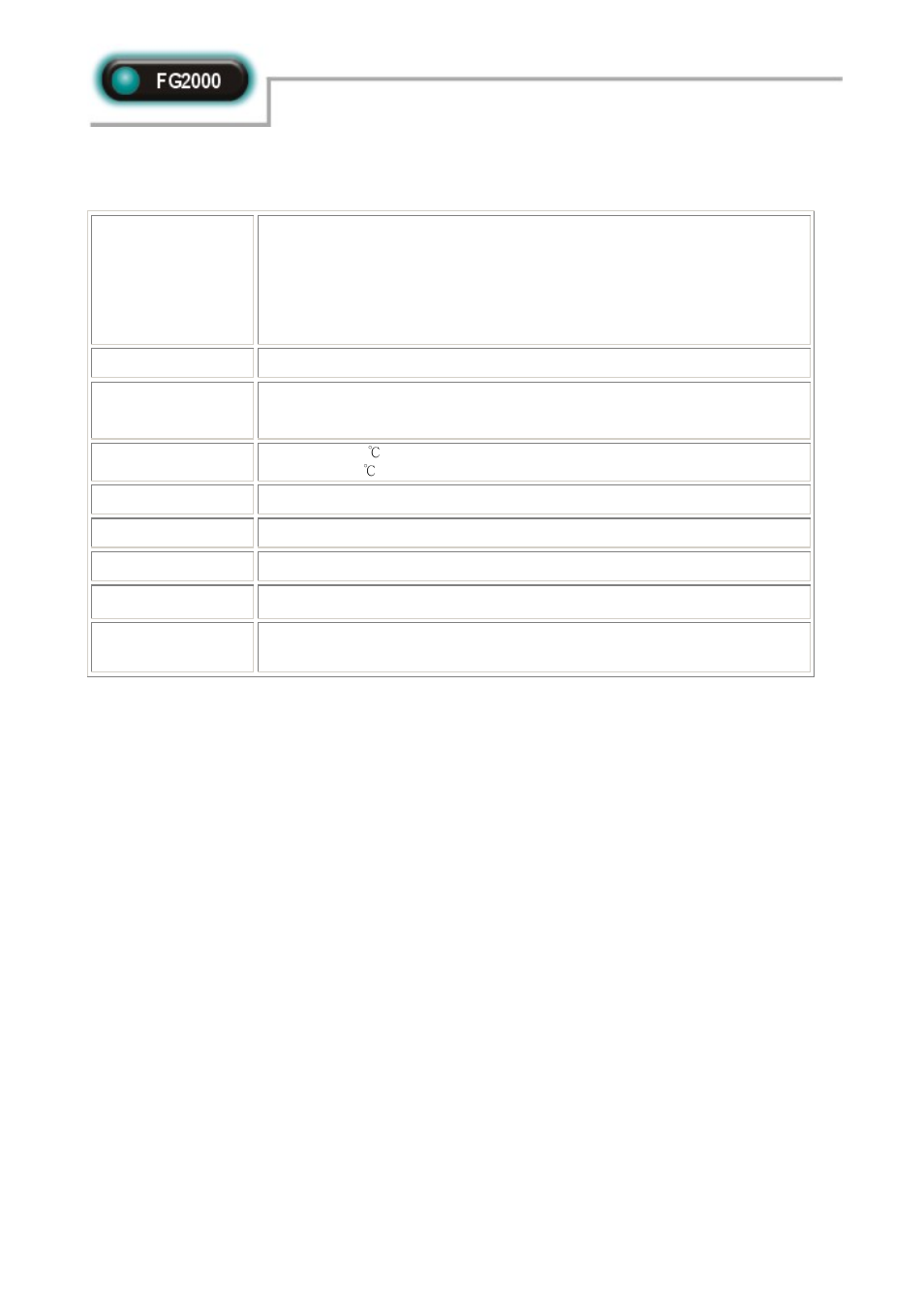Specification | Abocom 10/100/Gigabit CardBus PC Card FG2000 User Manual | Page 2 / 2