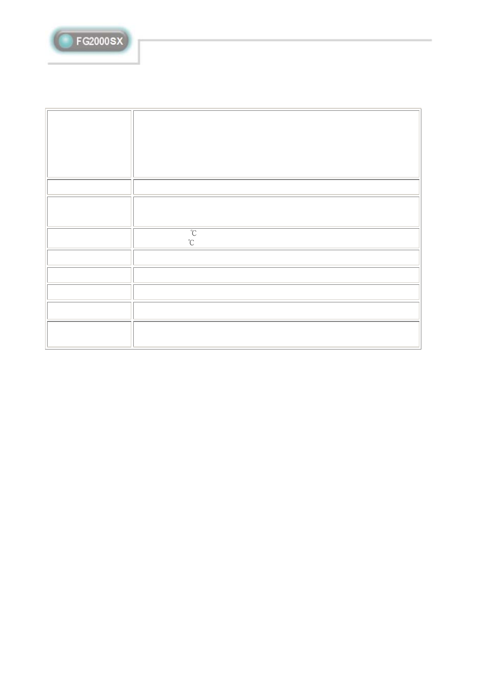 Specification | Abocom FG2000SX User Manual | Page 2 / 2