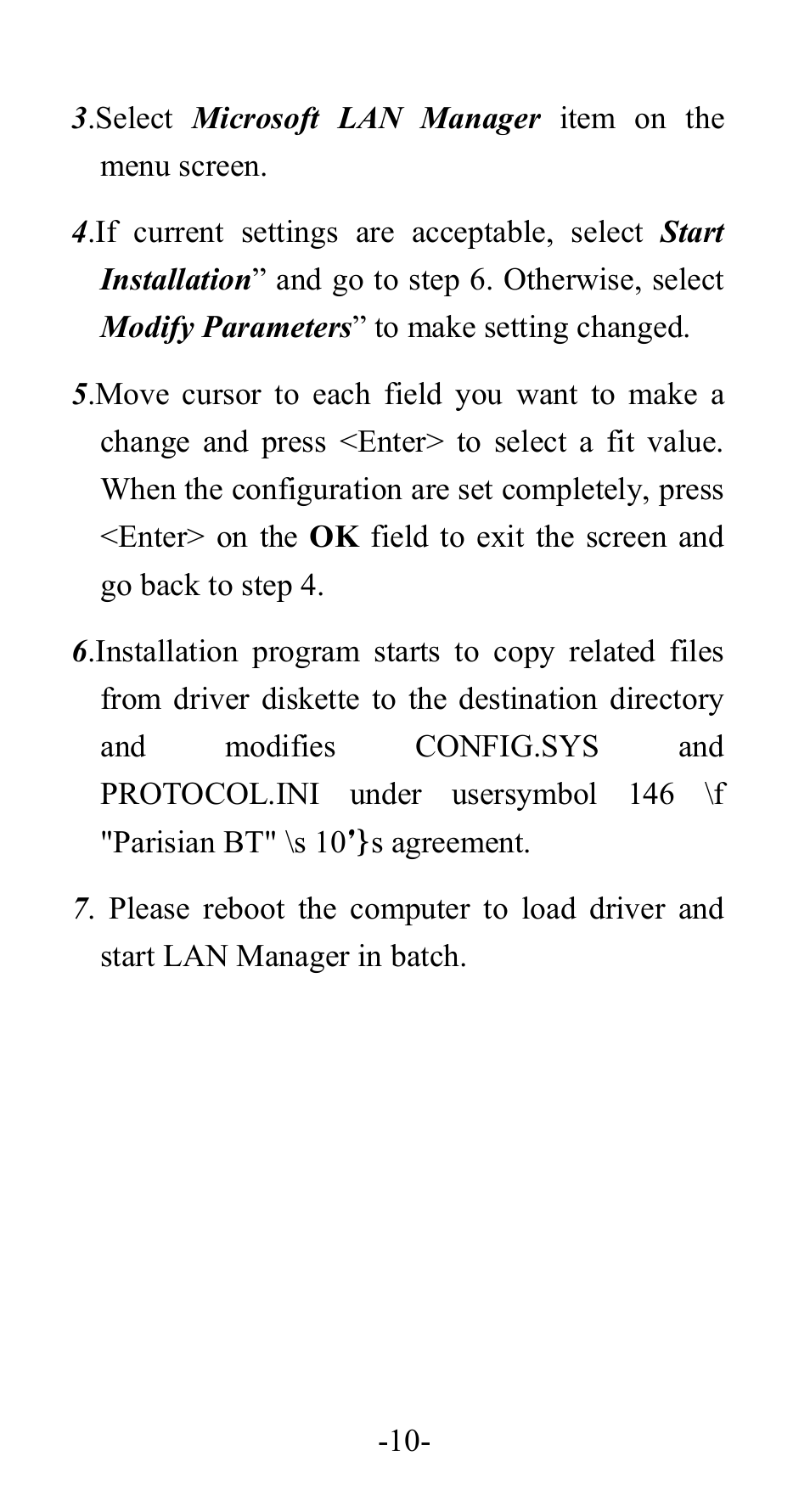 Abocom FE1000 User Manual | Page 11 / 20