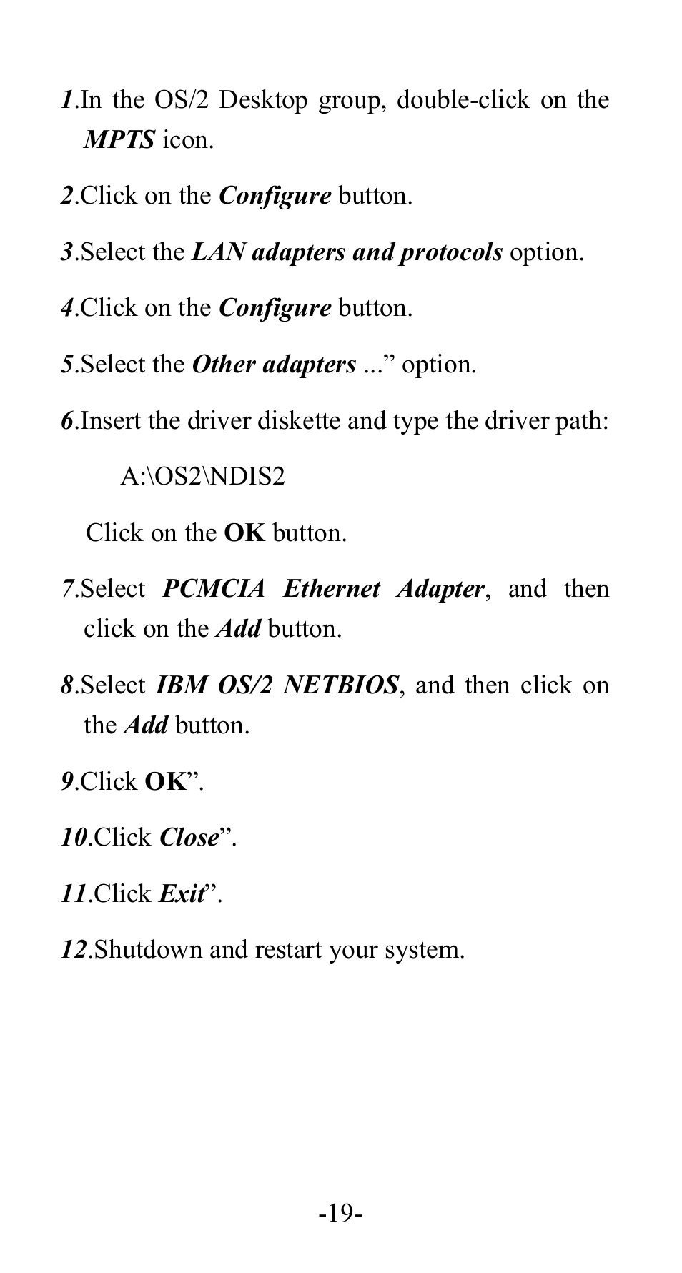 Abocom FE1000 User Manual | Page 20 / 20