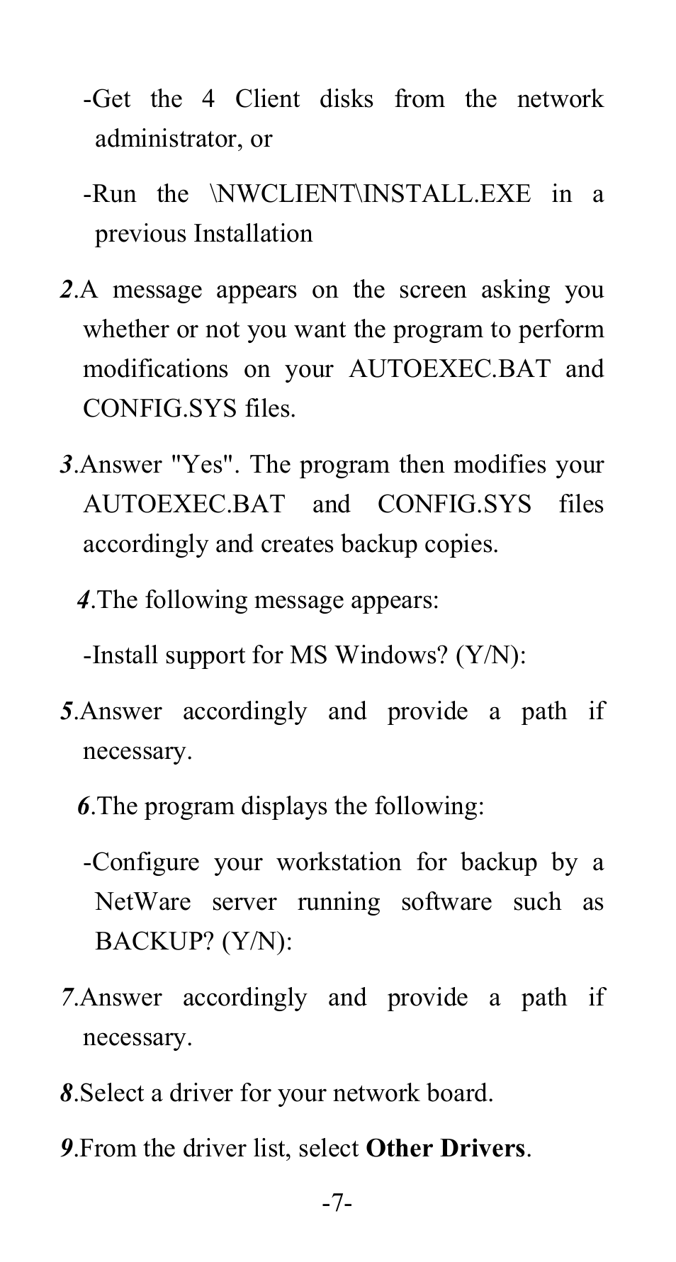 Abocom FE1000 User Manual | Page 8 / 20