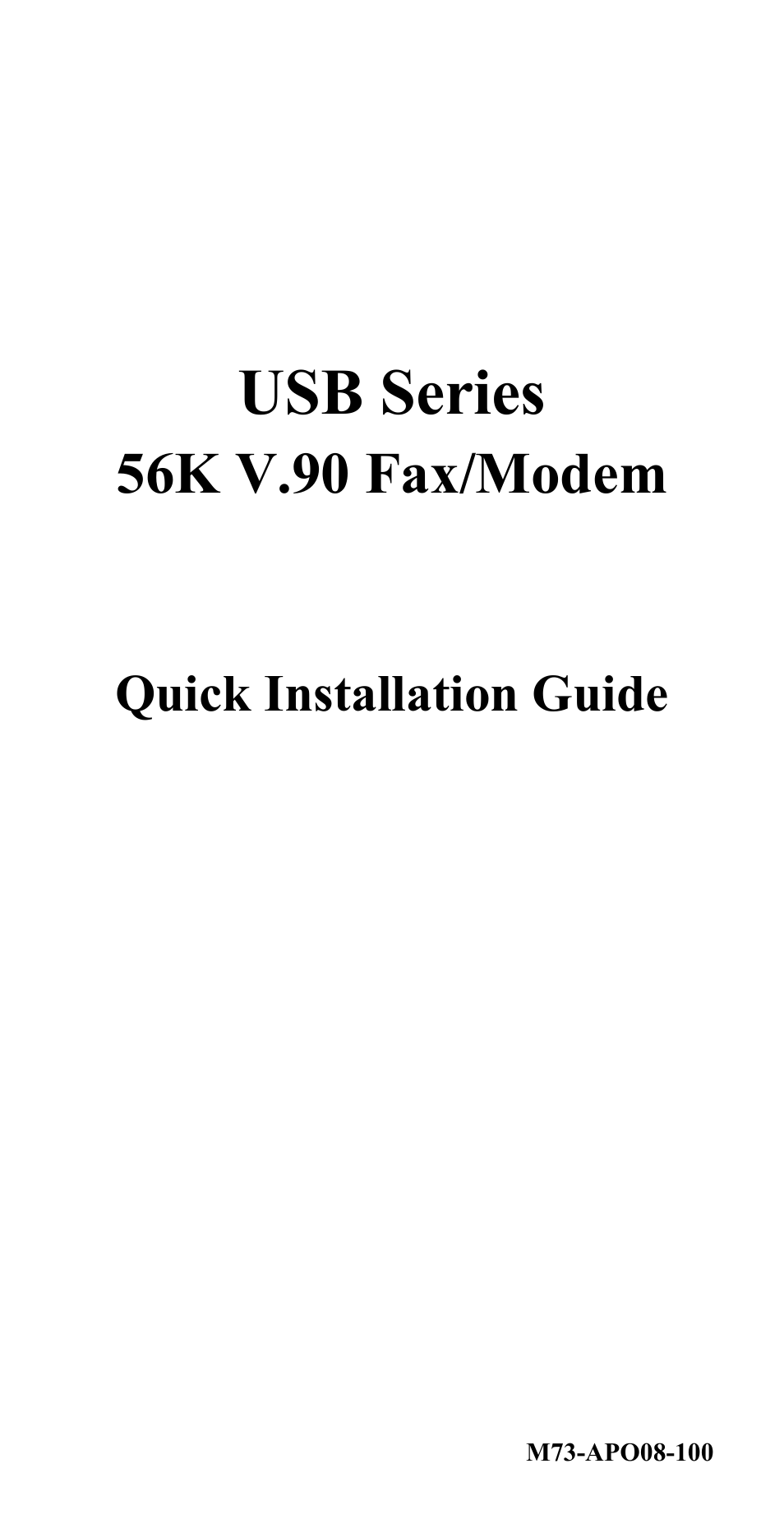 Abocom UFM560 User Manual | 19 pages