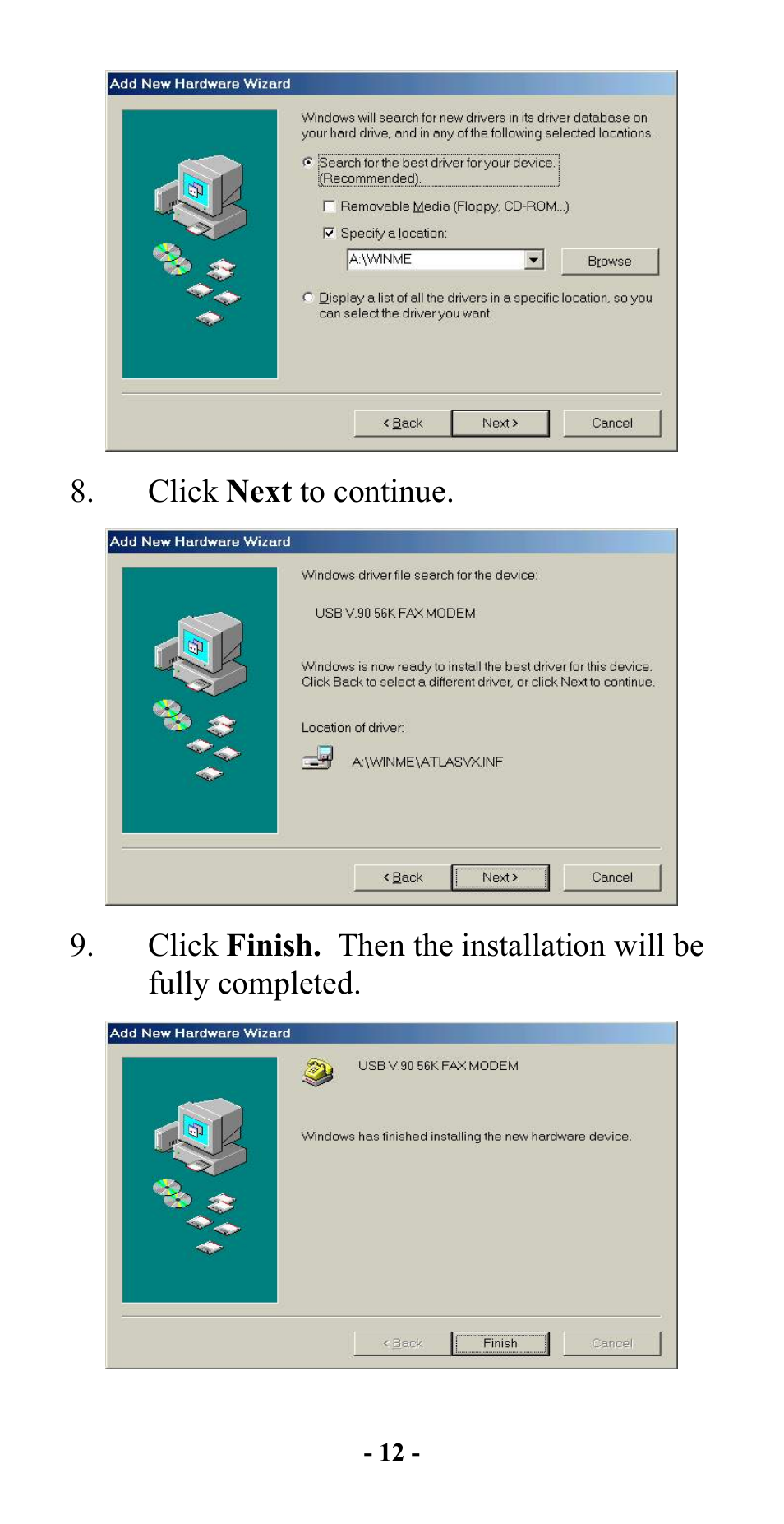 Abocom UFM560 User Manual | Page 13 / 19