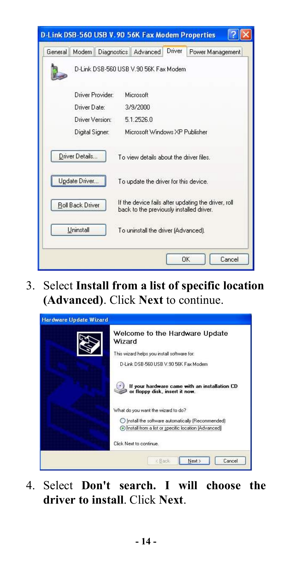 Abocom UFM560 User Manual | Page 15 / 19