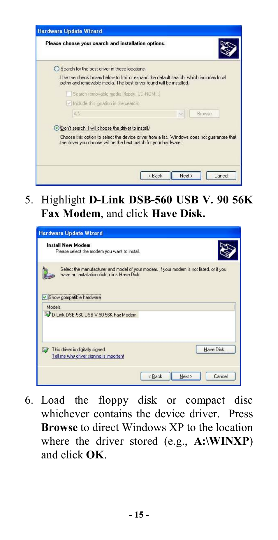 Abocom UFM560 User Manual | Page 16 / 19