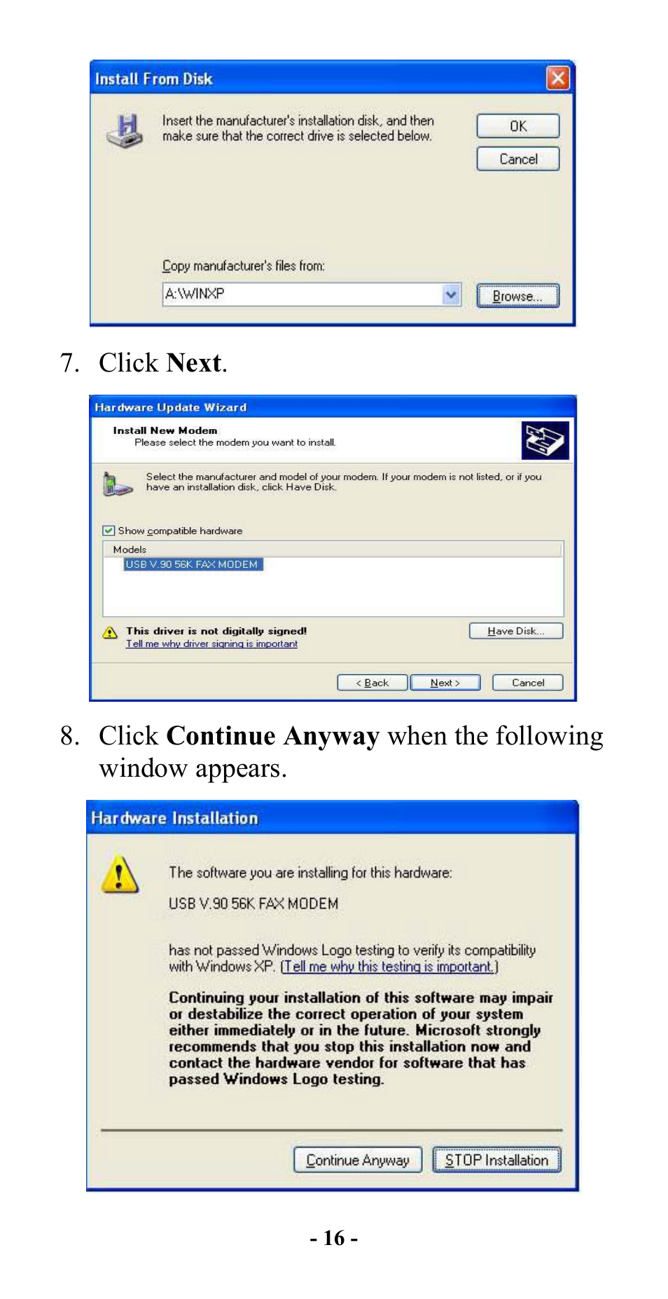 Abocom UFM560 User Manual | Page 17 / 19