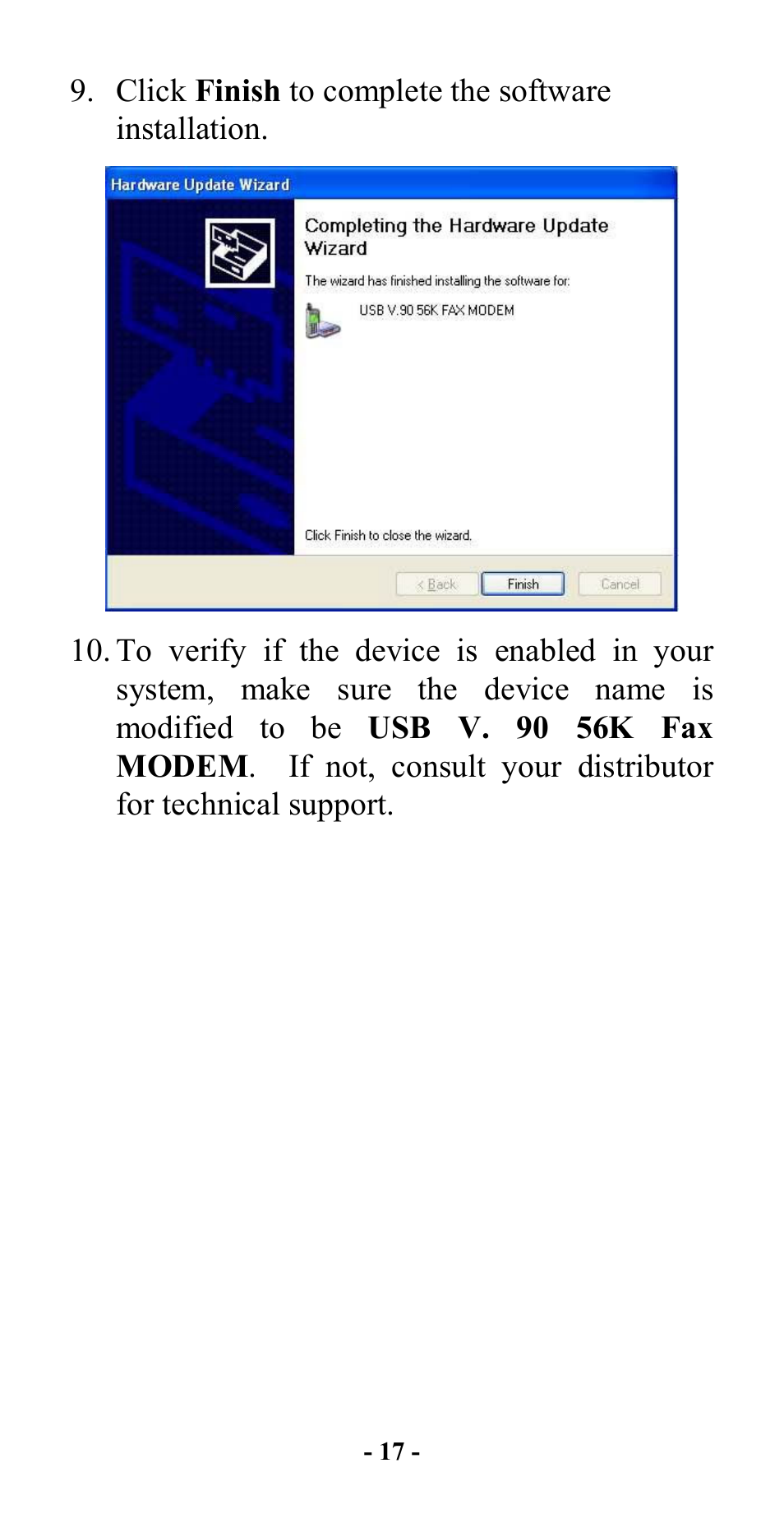 Abocom UFM560 User Manual | Page 18 / 19