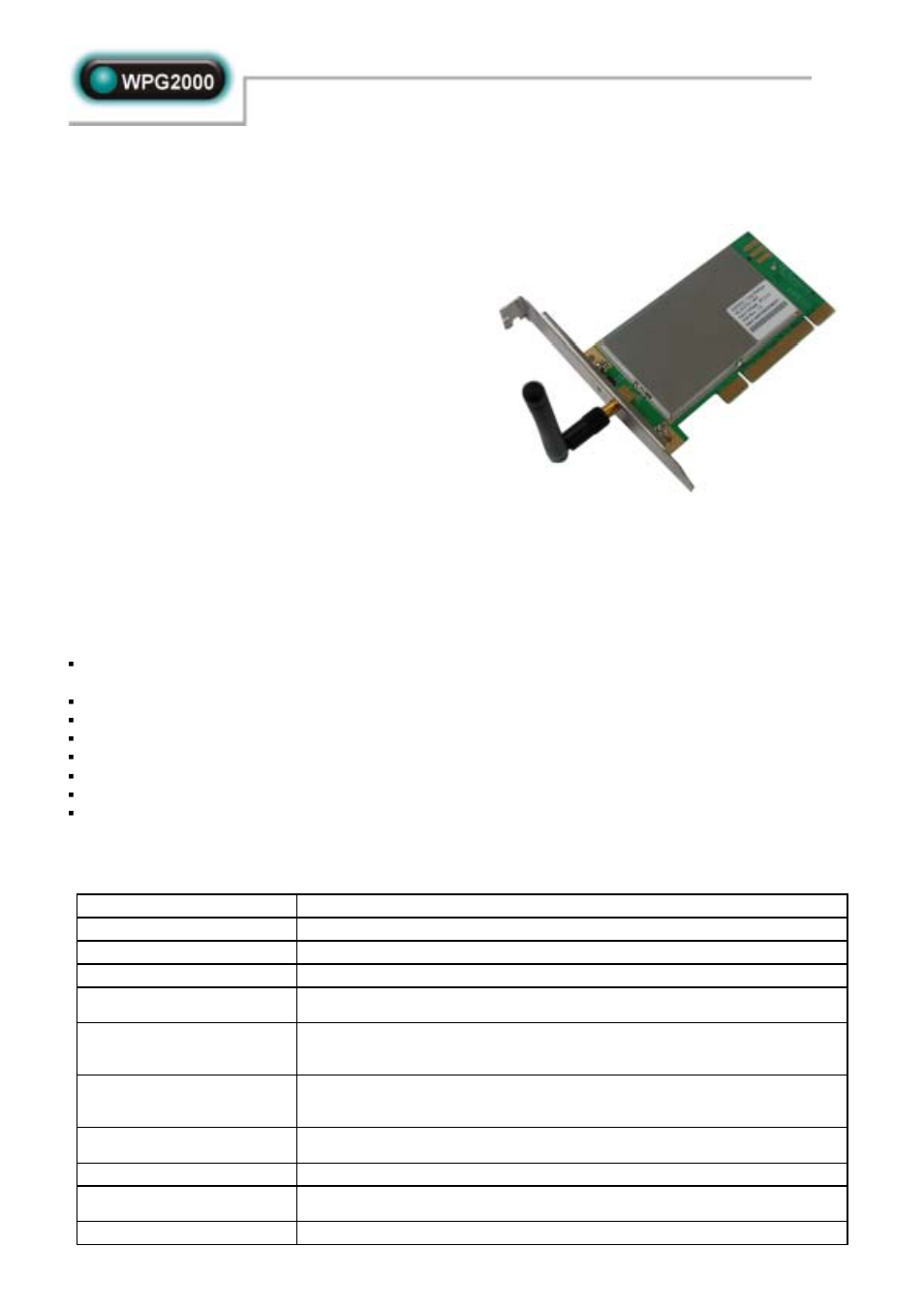 Abocom WPG2000 User Manual | 2 pages