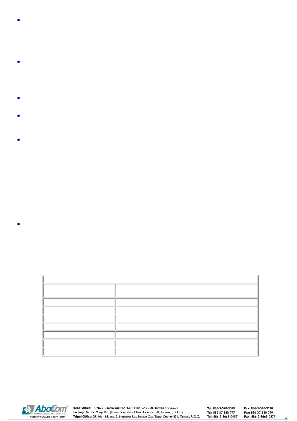 Abocom IAD VOIP Gateway AIV-422 User Manual | Page 2 / 2