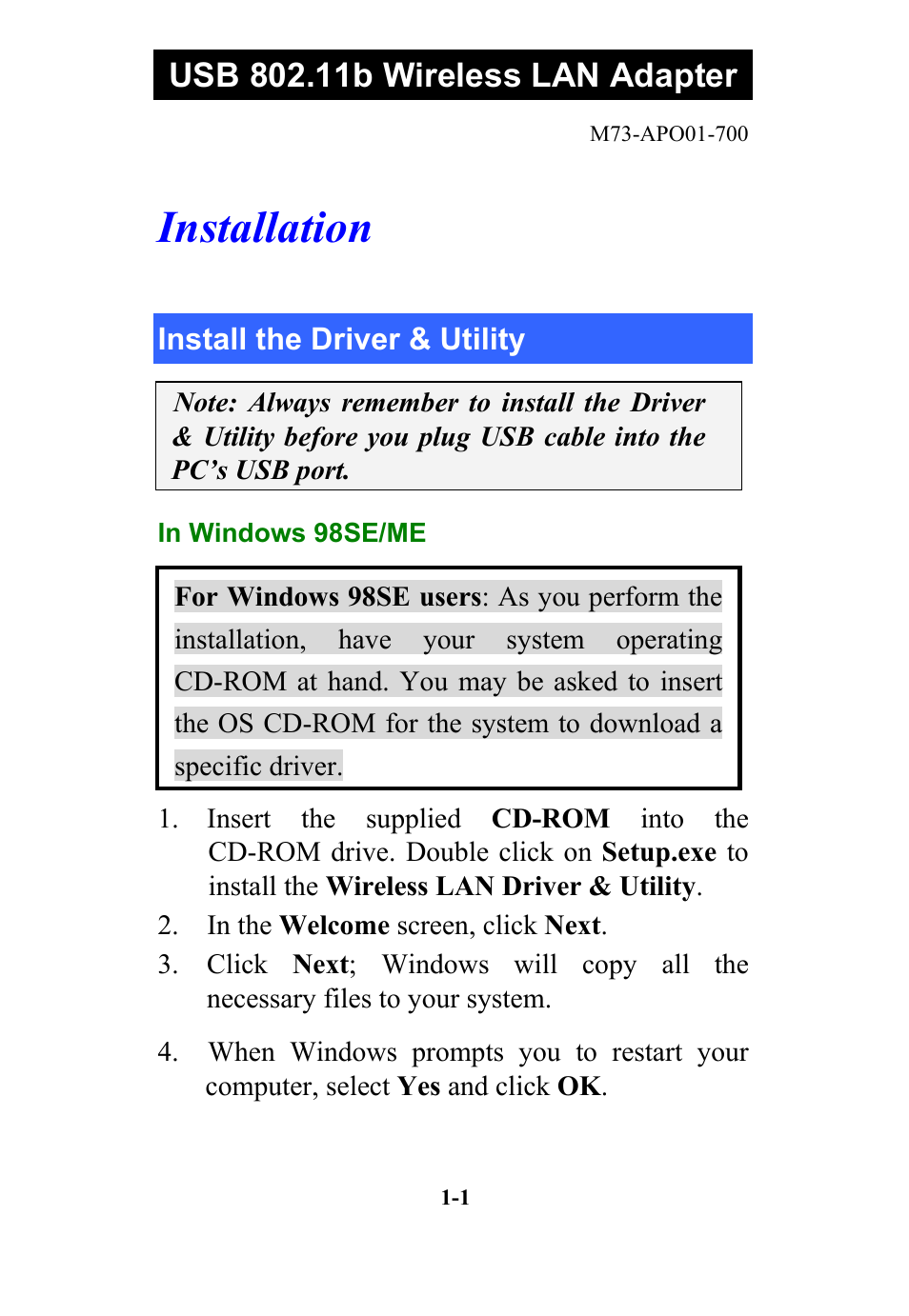 Abocom WBD512 User Manual | 20 pages