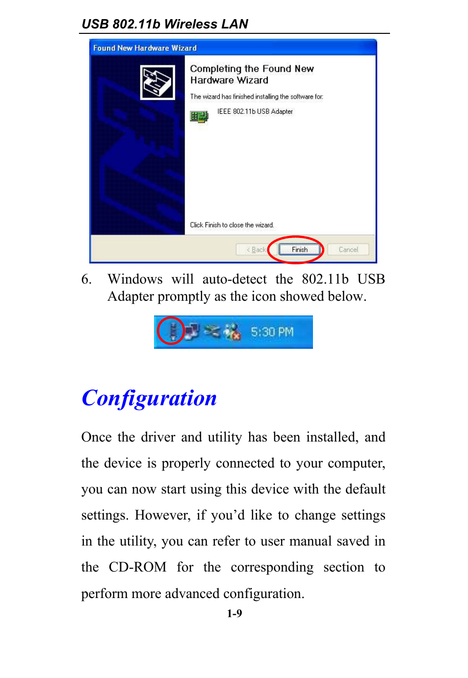 Configuration | Abocom WBD512 User Manual | Page 9 / 20