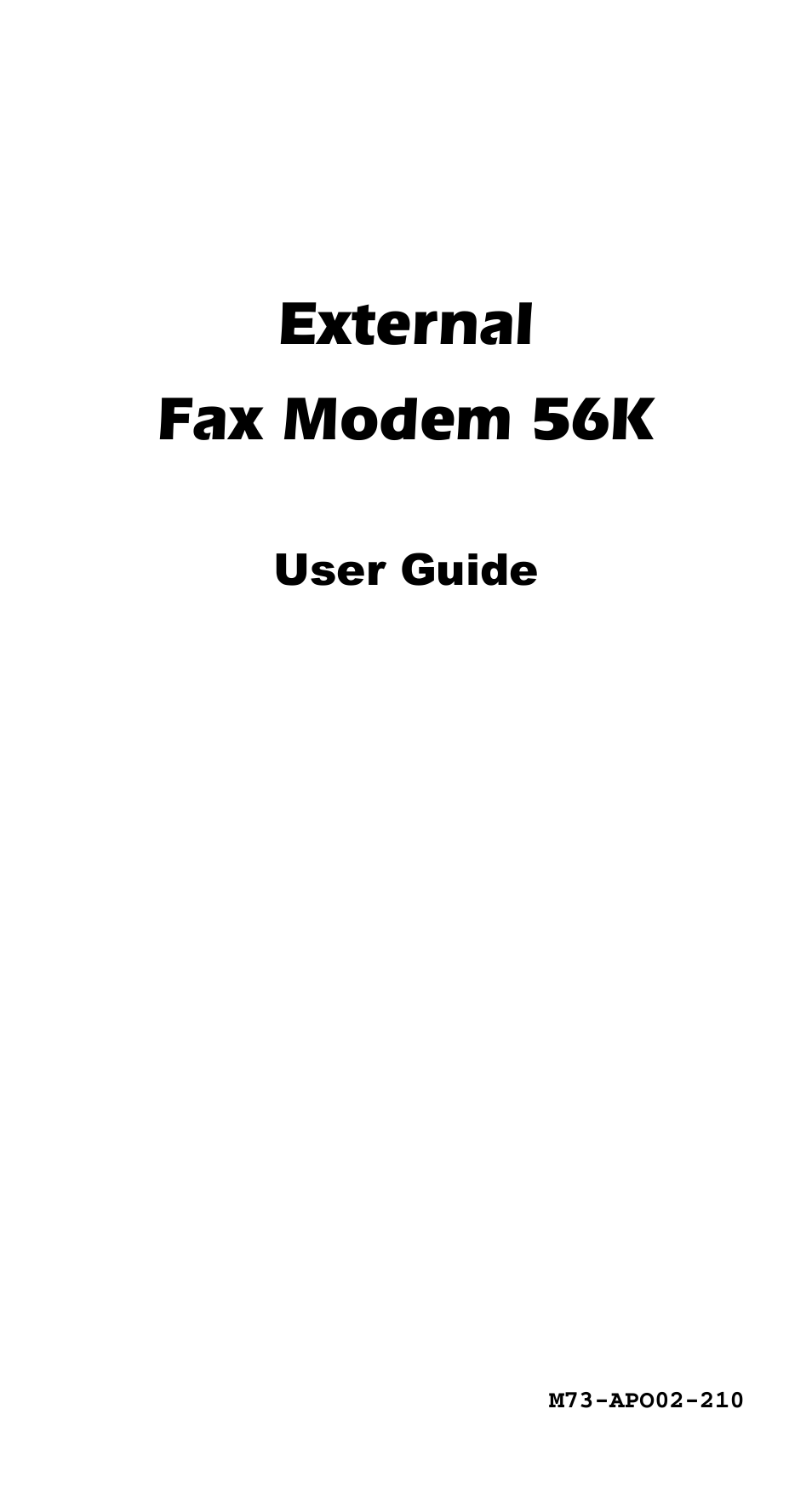 Abocom EFM560 User Manual | 18 pages