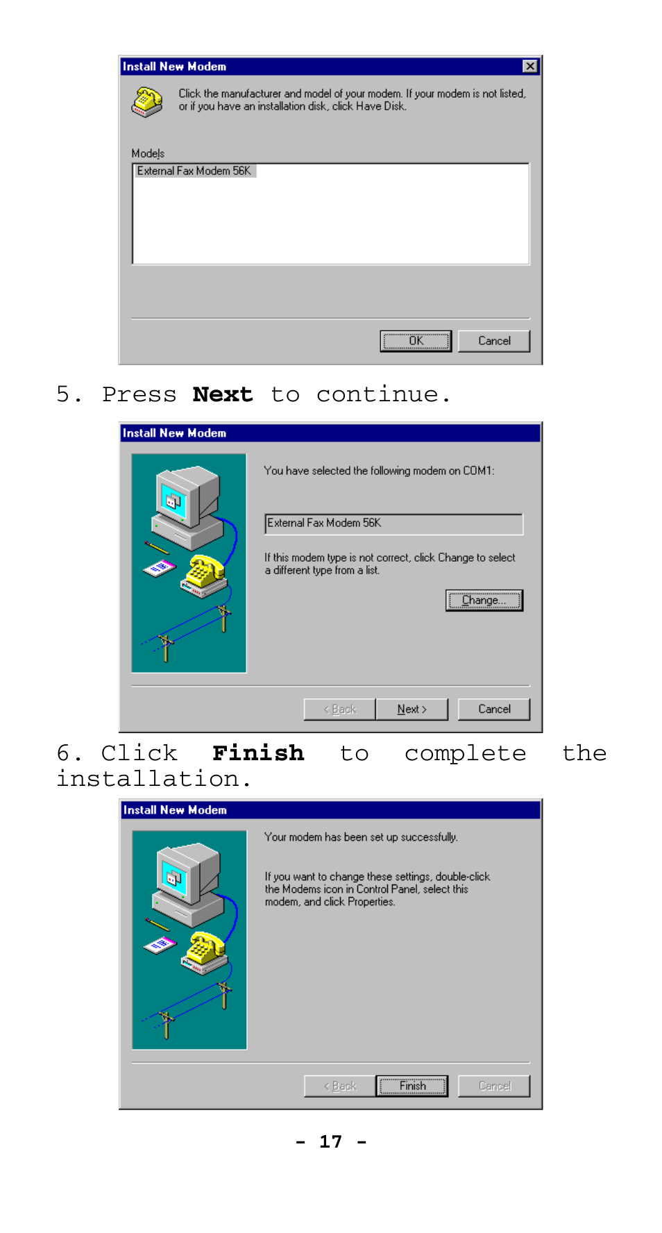 Abocom EFM560 User Manual | Page 18 / 18