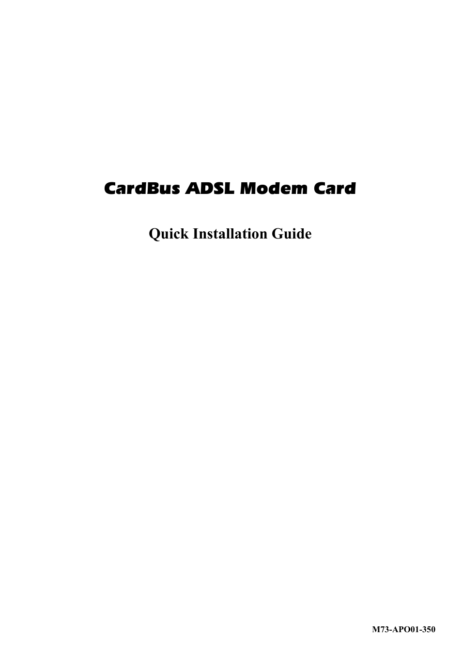 Abocom CIA3000 User Manual | 14 pages