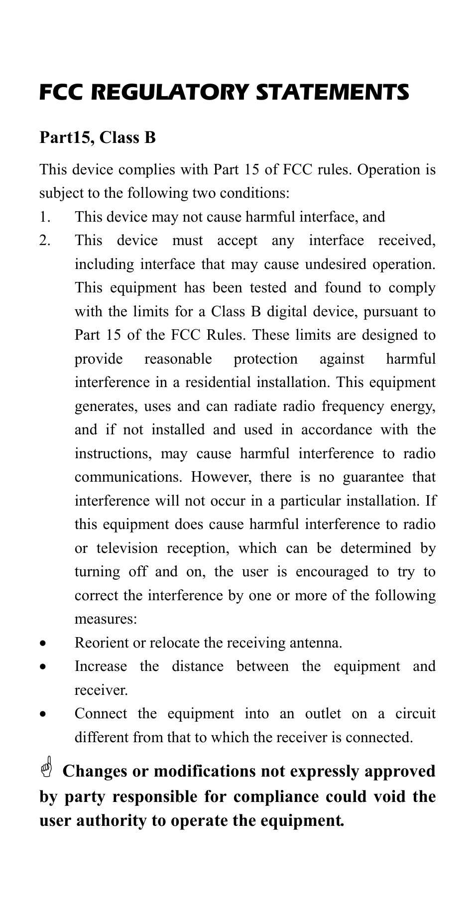 Fcc regulatory statements | Abocom SW800AI User Manual | Page 2 / 6