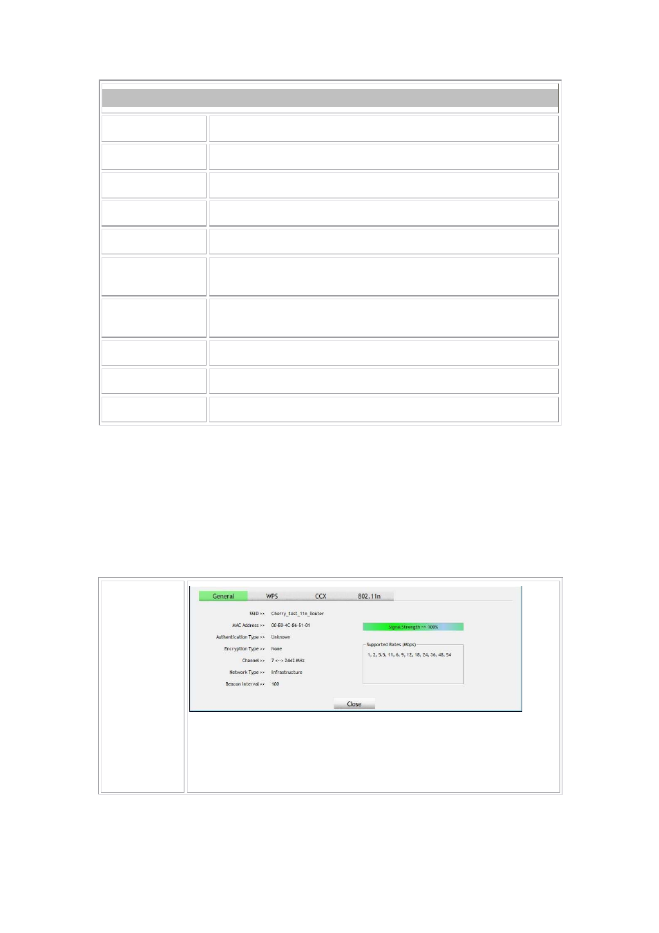 Network tab, Access point (ap) information | Abocom 802.11 b/g/n Mini Wireless LAN USB 2.0 Adapter None User Manual | Page 47 / 69