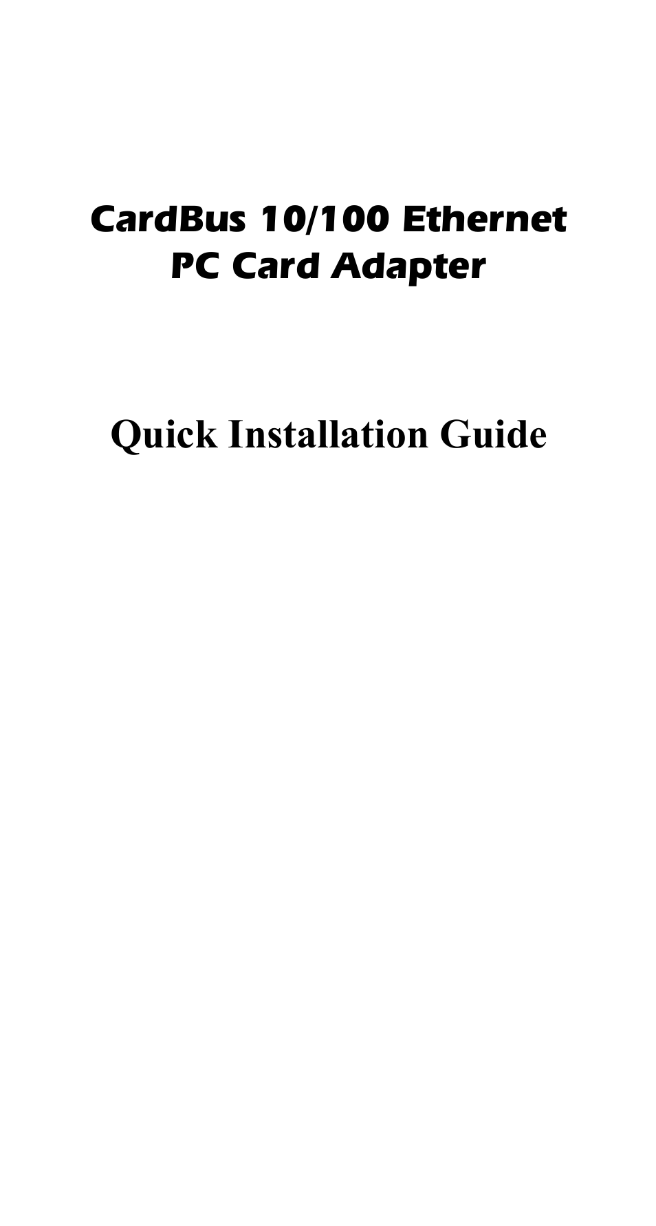 Abocom FE2000 User Manual | 20 pages