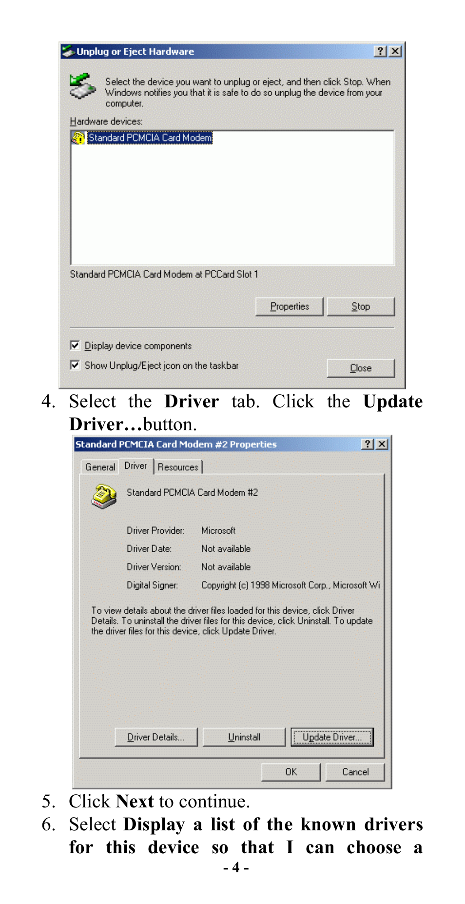 Abocom FM560C User Manual | Page 6 / 14