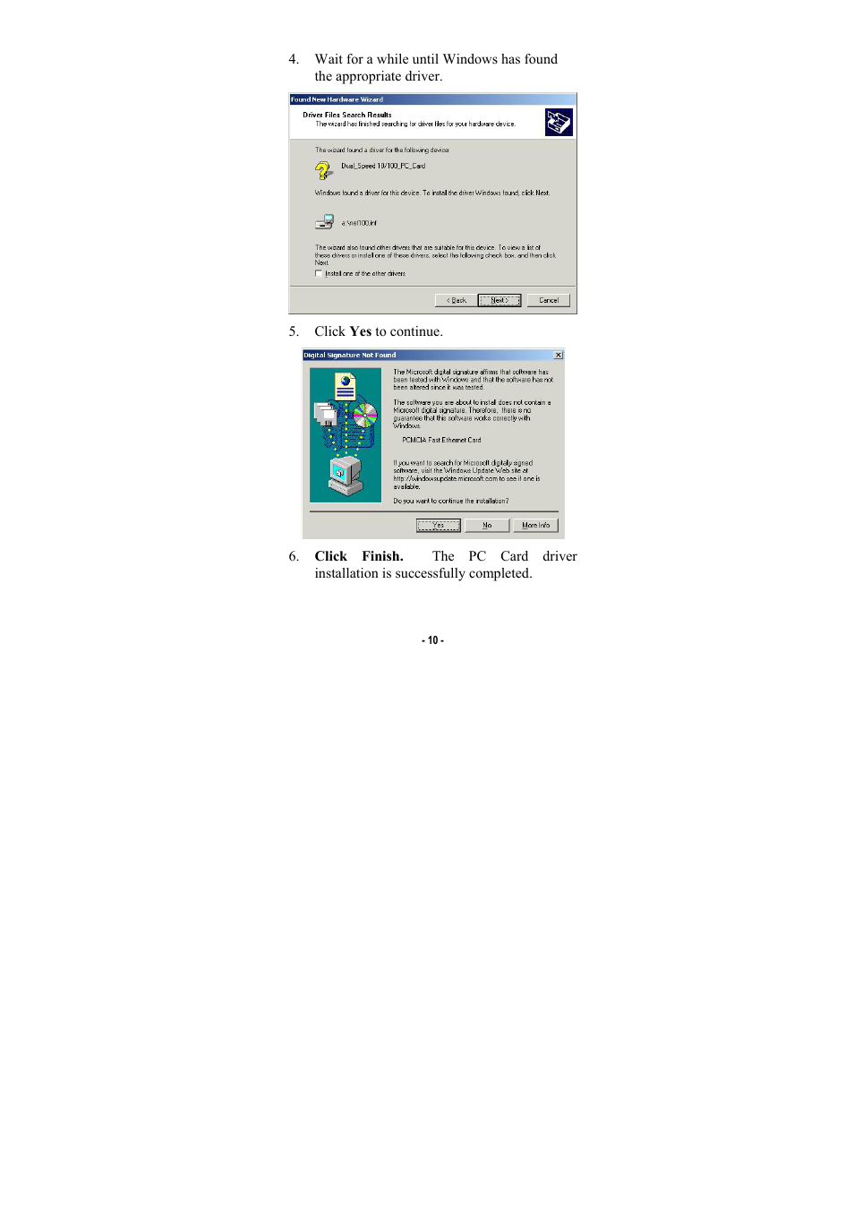 Abocom FE1500 User Manual | Page 12 / 17