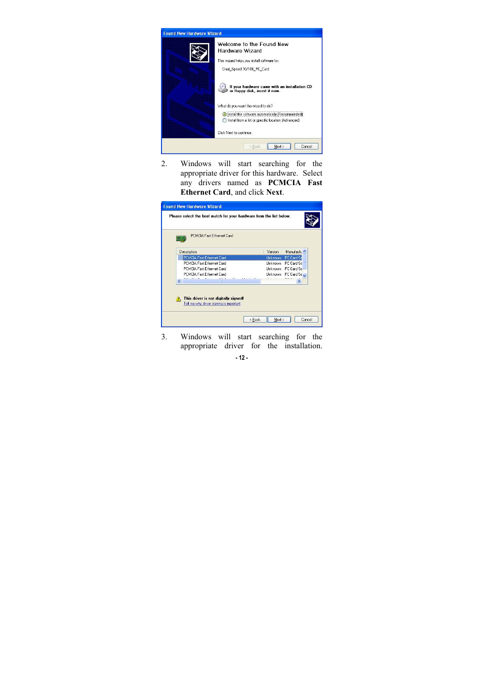 Abocom FE1500 User Manual | Page 14 / 17