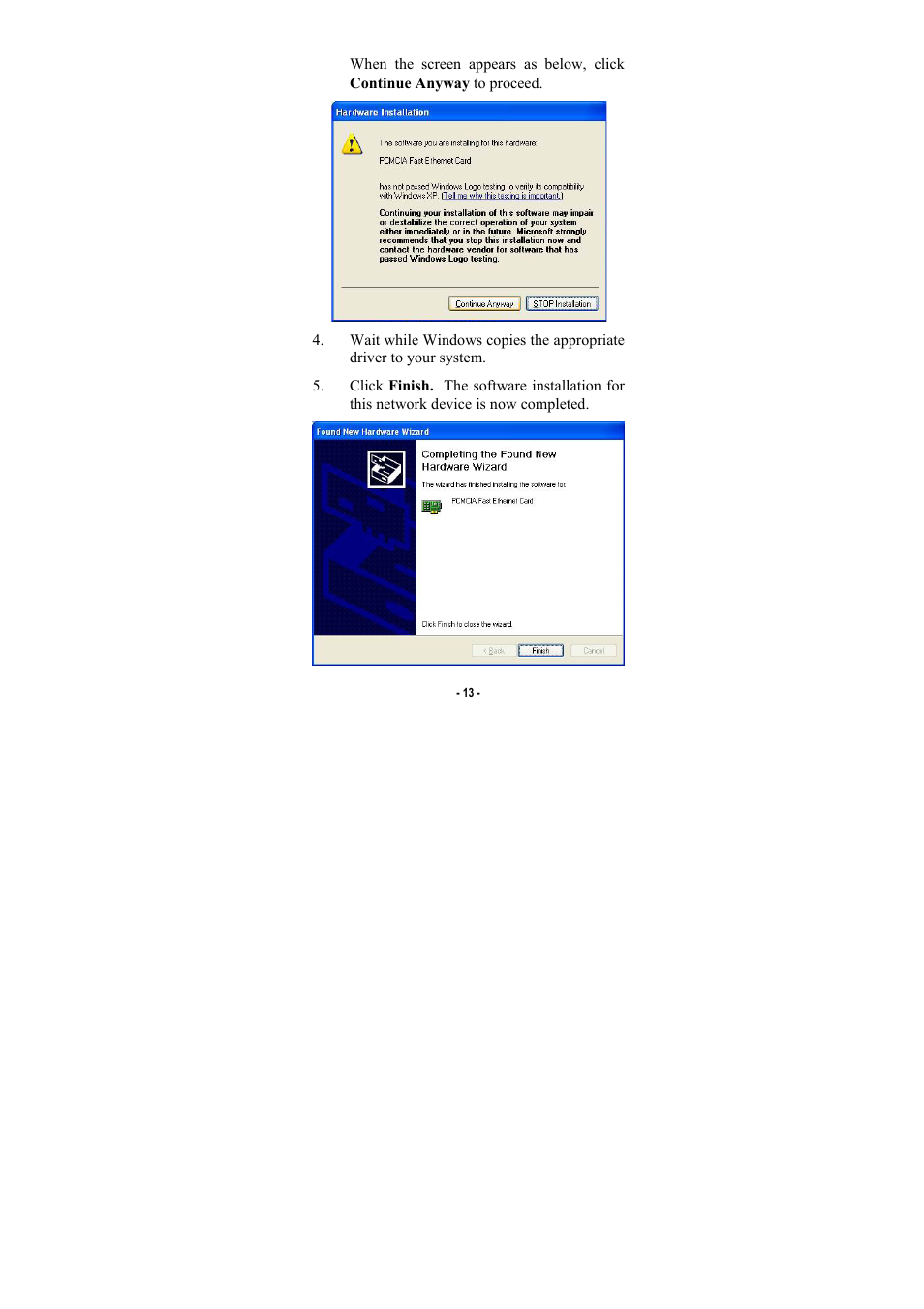 Abocom FE1500 User Manual | Page 15 / 17