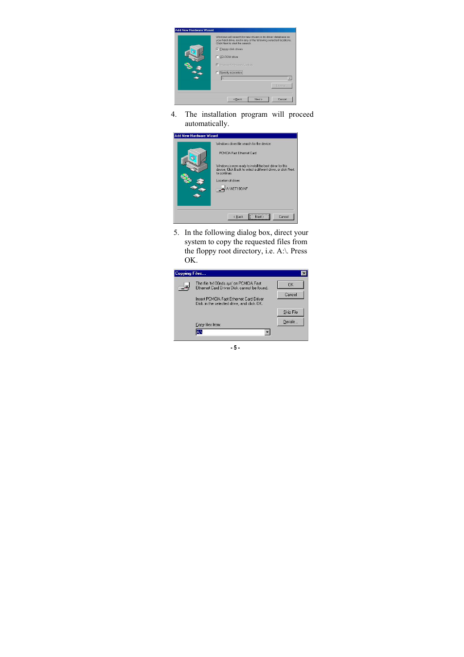 Abocom FE1500 User Manual | Page 7 / 17
