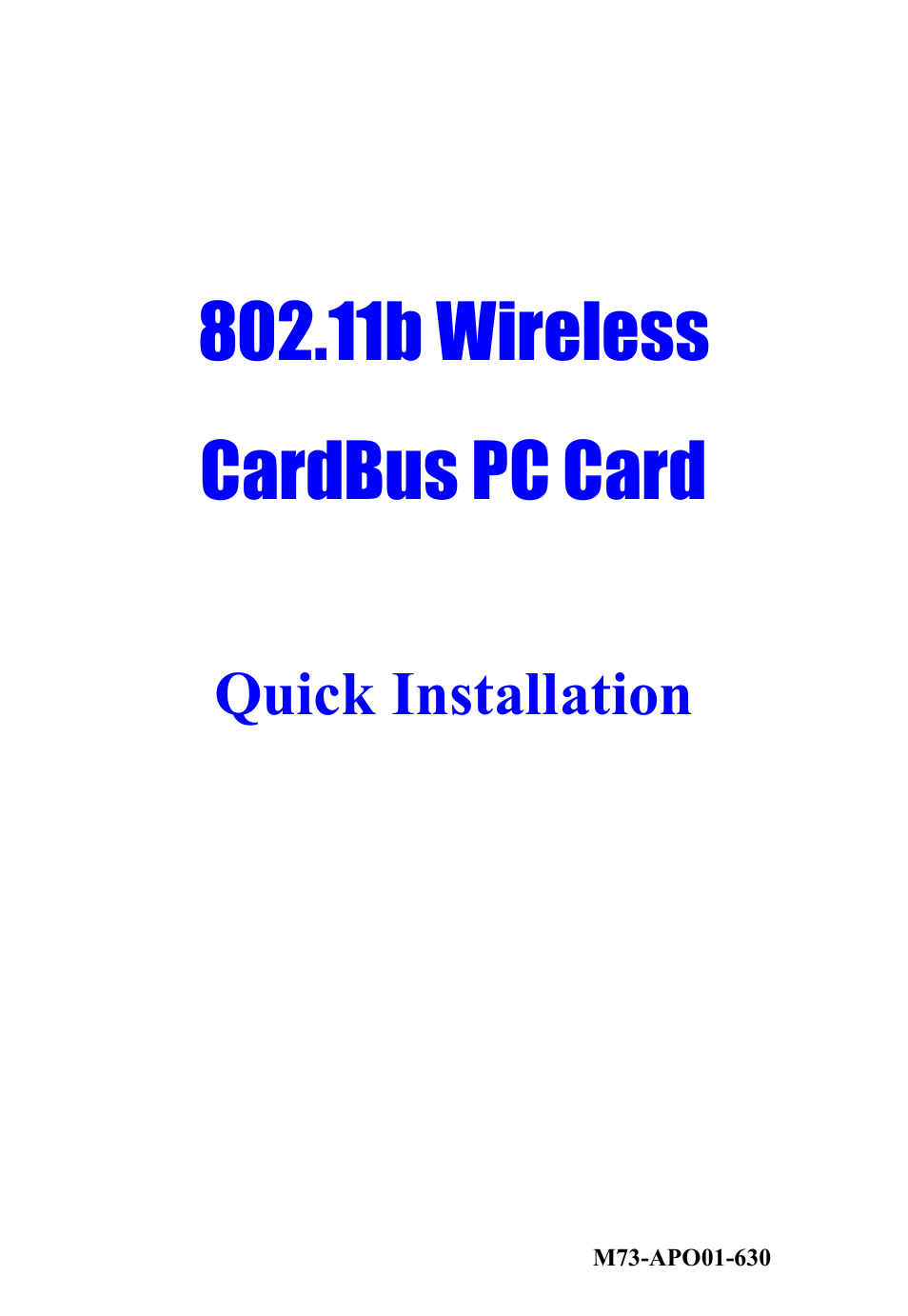 Abocom WB2500 User Manual | 20 pages