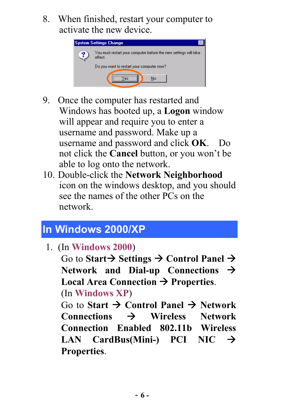 Abocom WB2500 User Manual | Page 7 / 20