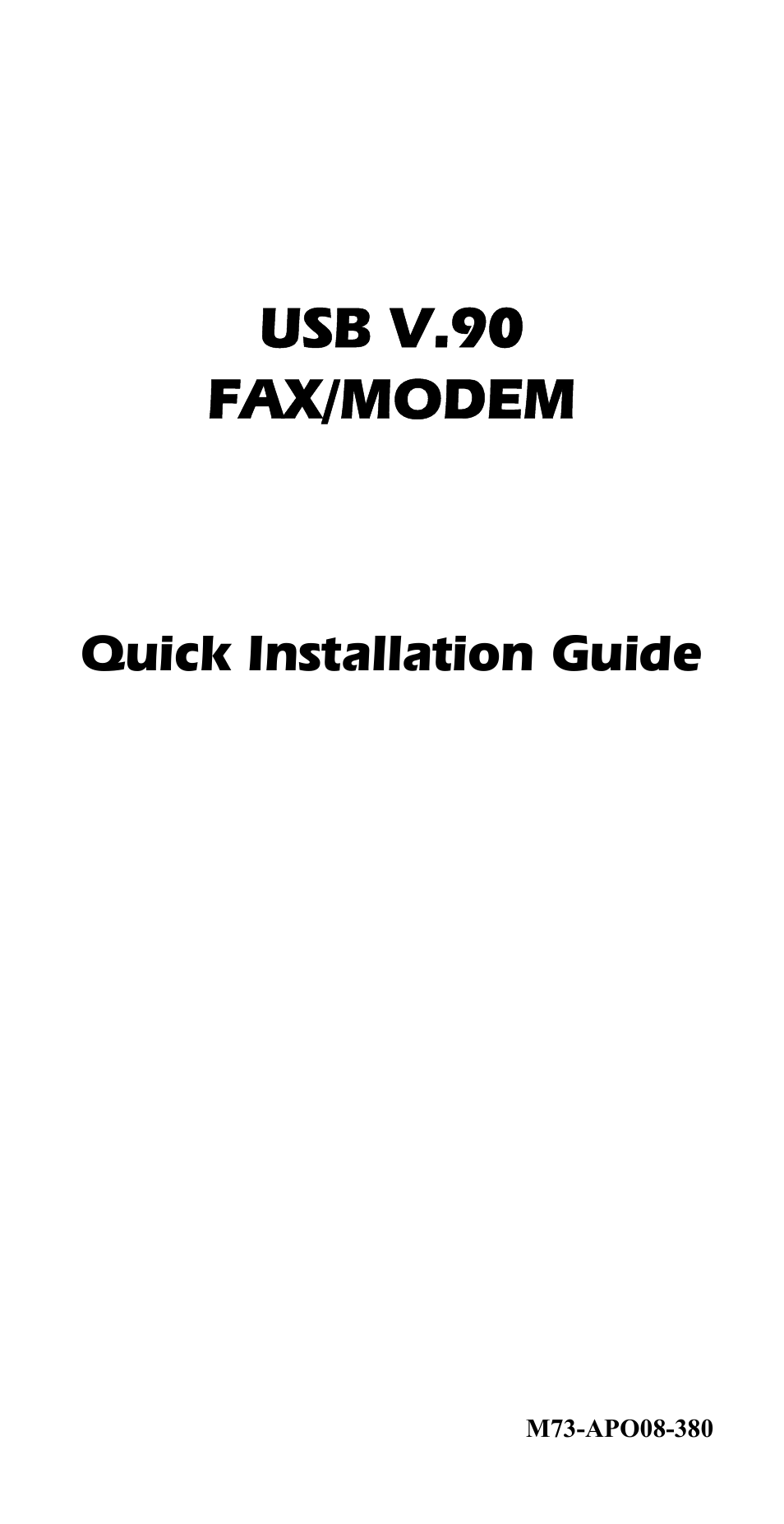 Abocom USM560 User Manual | 20 pages